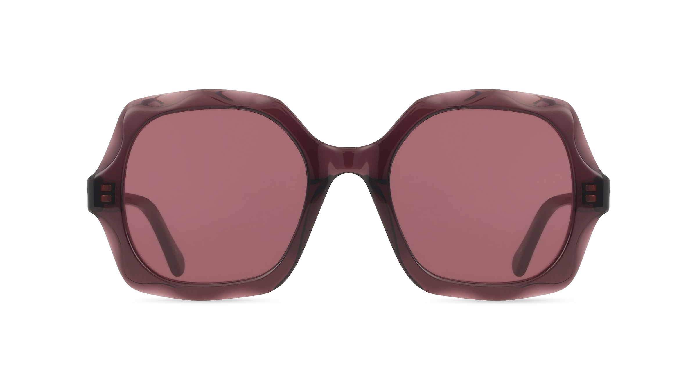 Chloé CH0226S Unisex-Sonnenbrille Vollrand Eckig Recycled Acetat-Gestell, lila