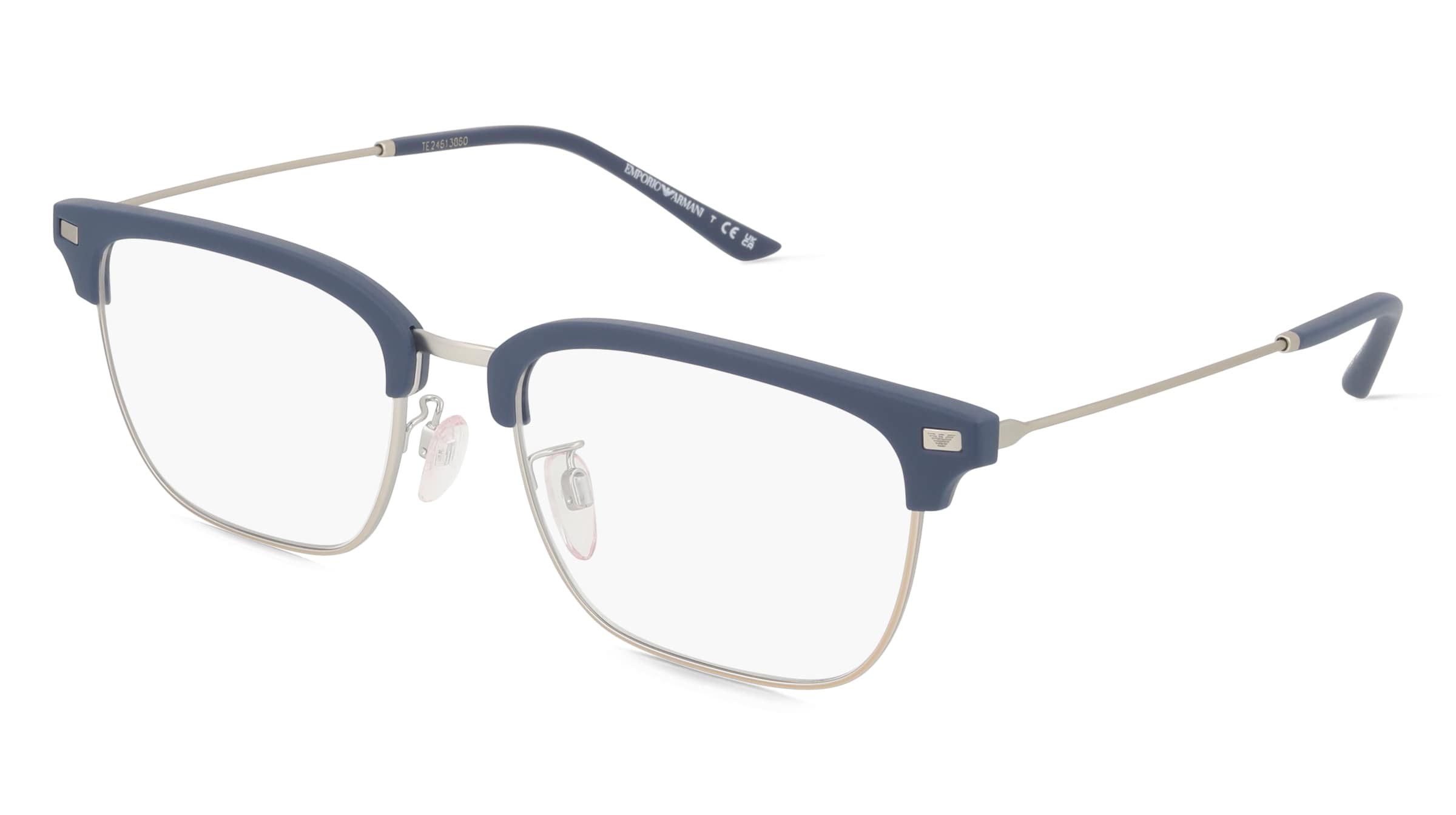 Emporio Armani EA3198 Herren-Brille inkl. Gläser Vollrand Quadratisch Kunststoff-Gestell 55/18/150, Schwarz