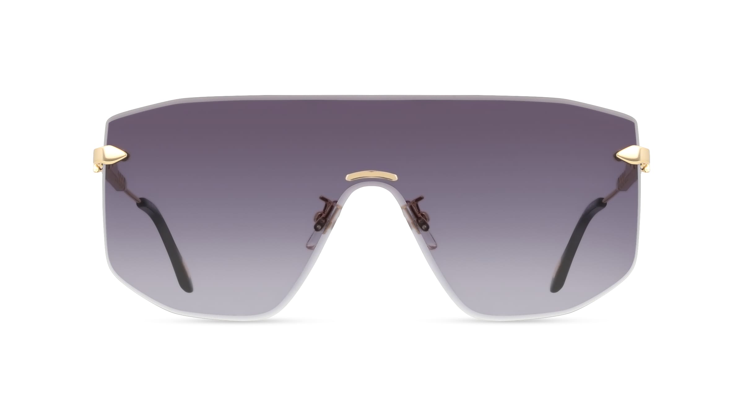 Just Cavalli SJC111 Unisex-Sonnenbrille Vollrand Monoscheibe Metall-Gestell, gold