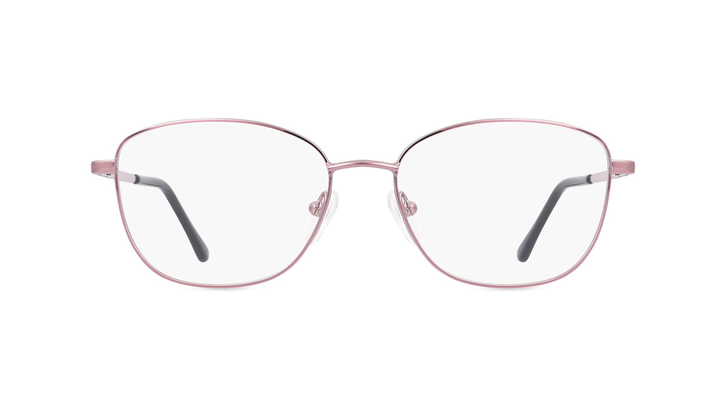 Fielmann MC 604 CL Damen-Brille inkl. Gläser Vollrand Eckig Edelstahl-Gestell 53mm/17mm/135mm, Pink