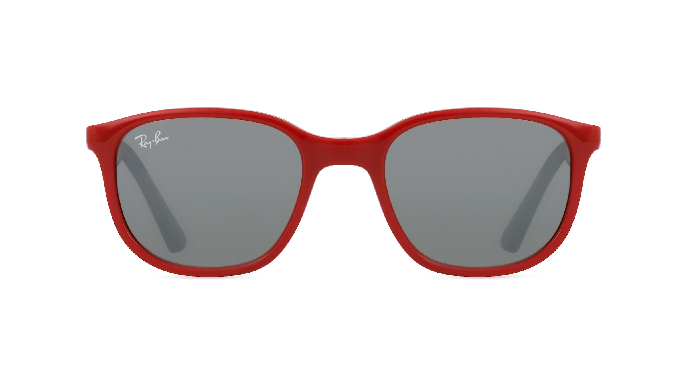 Ray-Ban Junior RJ9078S Unisex-Sonnenbrille Vollrand Eckig Kunststoff-Gestell, schwarz