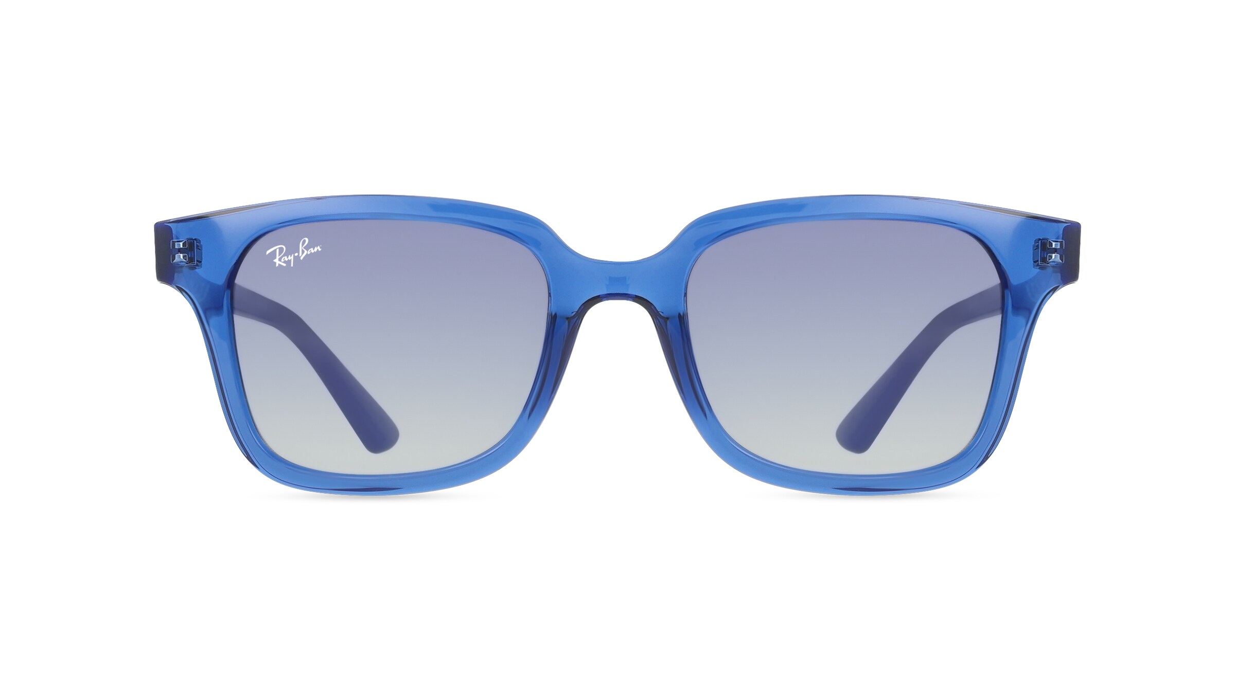 Ray-Ban Junior RJ 9071S Jugend-Sonnenbrille Vollrand Eckig Kunststoff-Gestell, blau