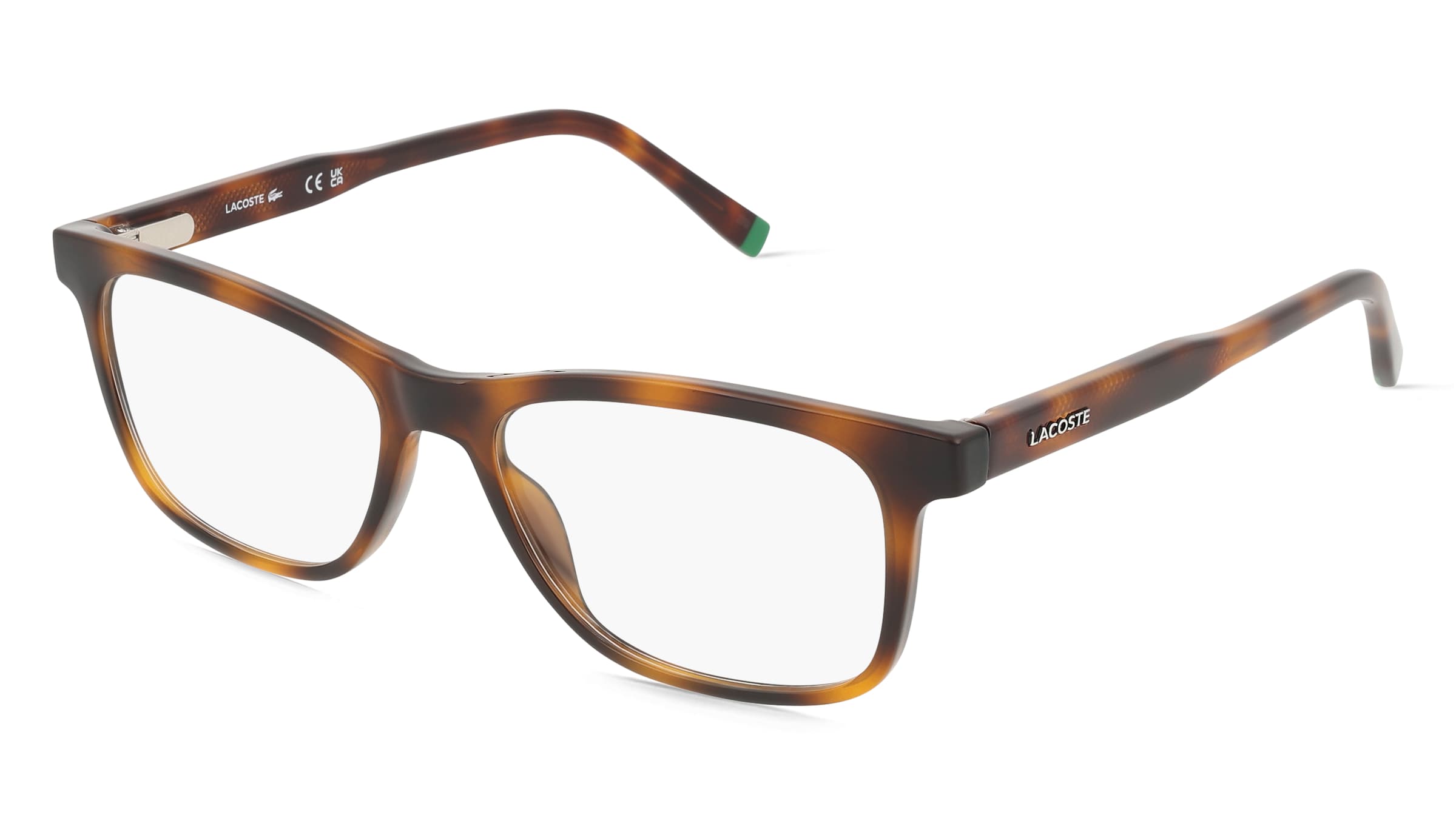 Lacoste L2945 Unisex-Brille inkl. Gläser Vollrand Quadratisch Propionat-Gestell 53/16/145, Havanna