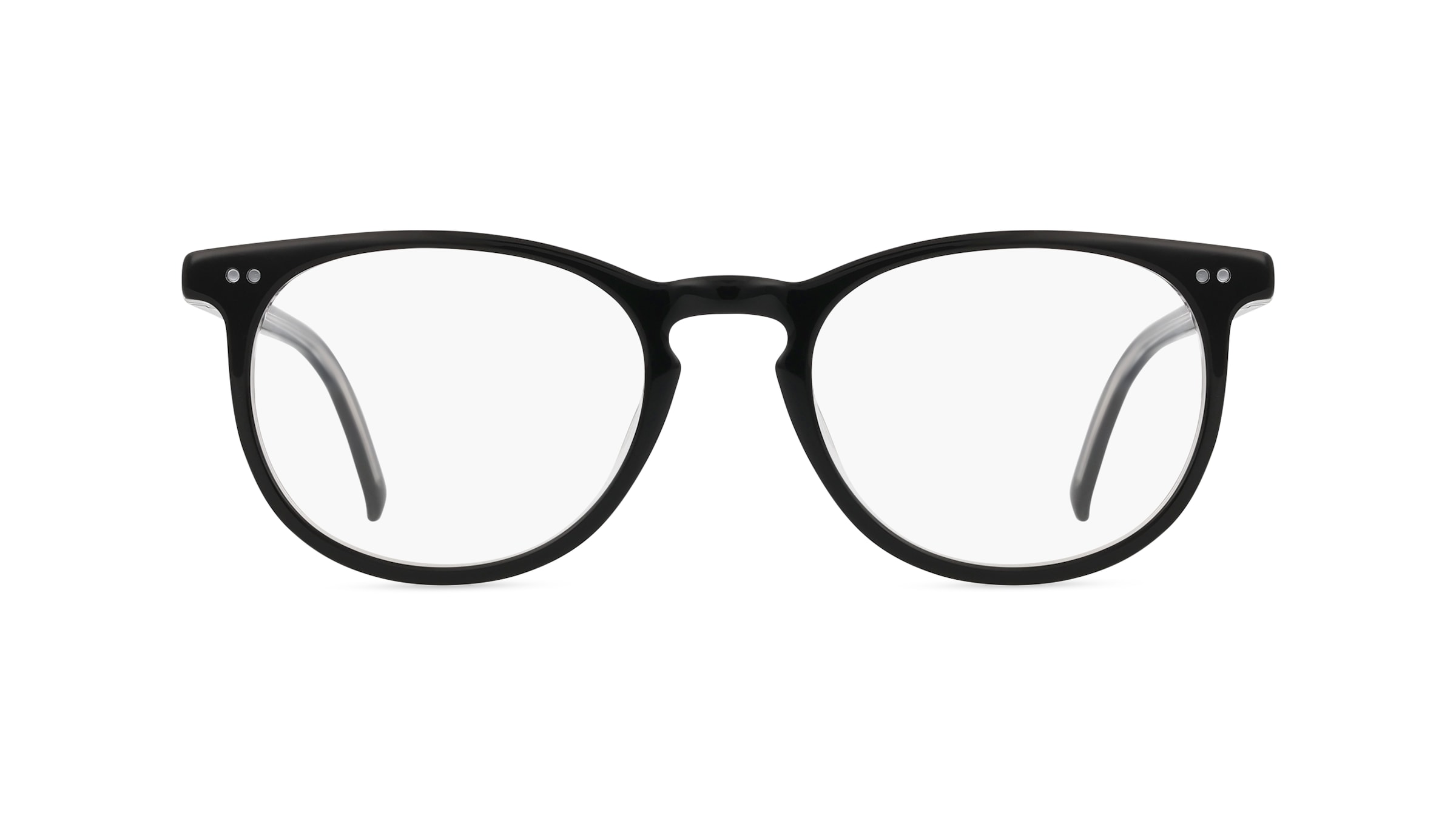 Fielmann LN 049 CL MARLO Damen-Brille inkl. Gläser Vollrand Panto Acetat-Gestell 54mm/20mm/145mm, Schwarz