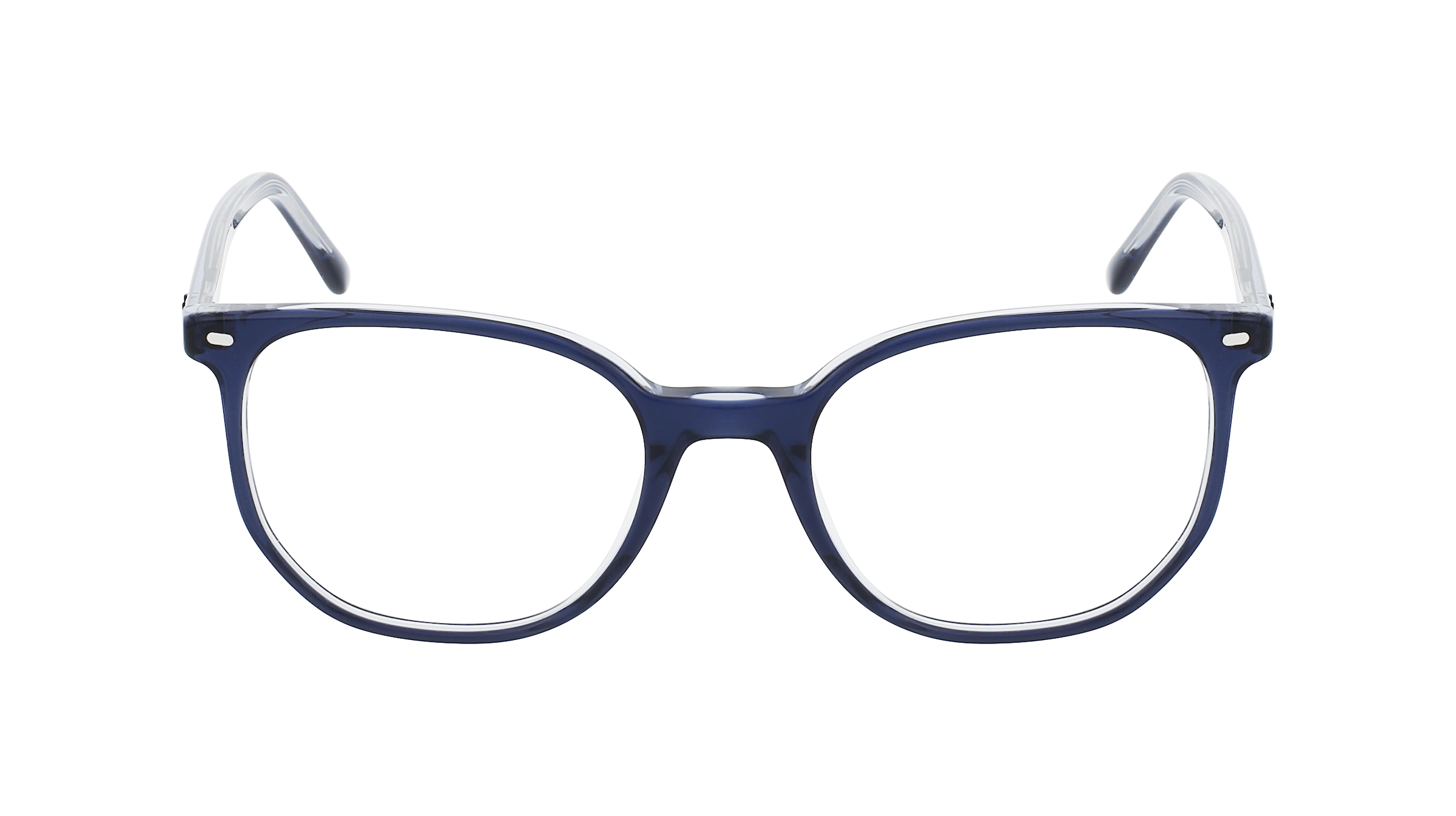 Ray-Ban RX5397 ELLIOT Unisex-Brille inkl. Gläser Vollrand Eckig Acetat-Gestell 52mm/19mm/145mm, Blau