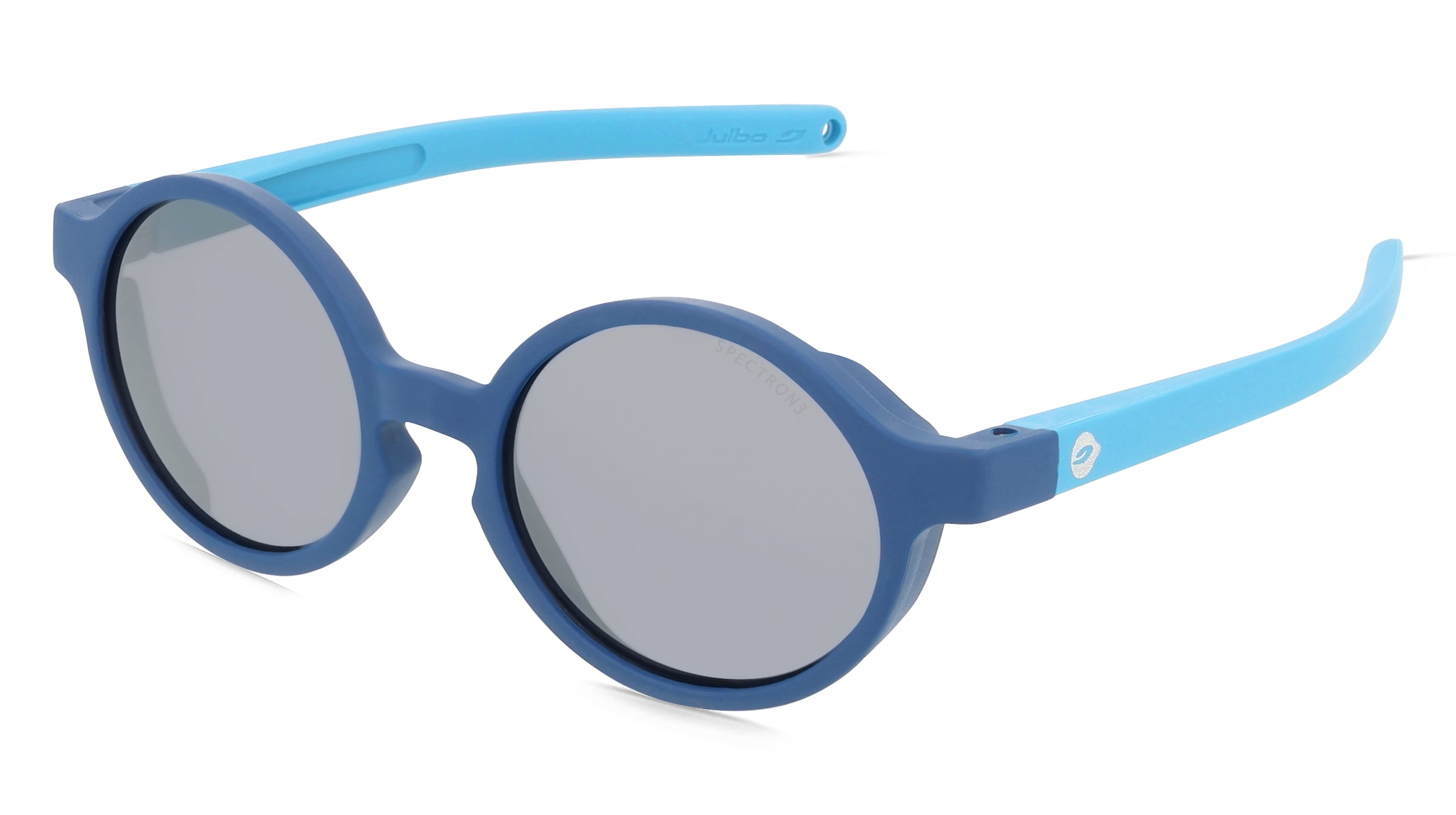 Julbo J58011 WALKER Kinder-Sonnenbrille Vollrand Rund Kunststoff-Gestell, Grau