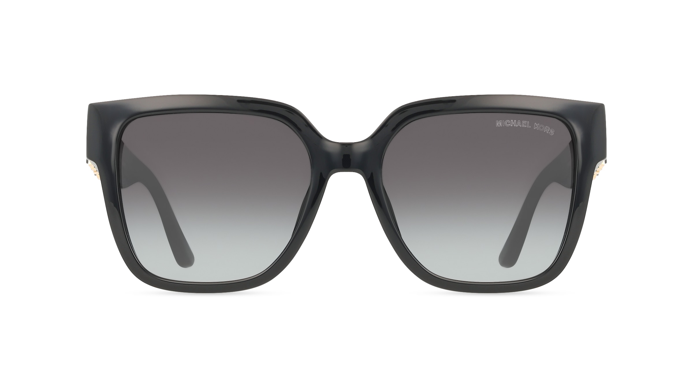 Michael Kors MK2170U KARLIE Damen-Sonnenbrille Vollrand Eckig Kunststoff-Gestell, schwarz