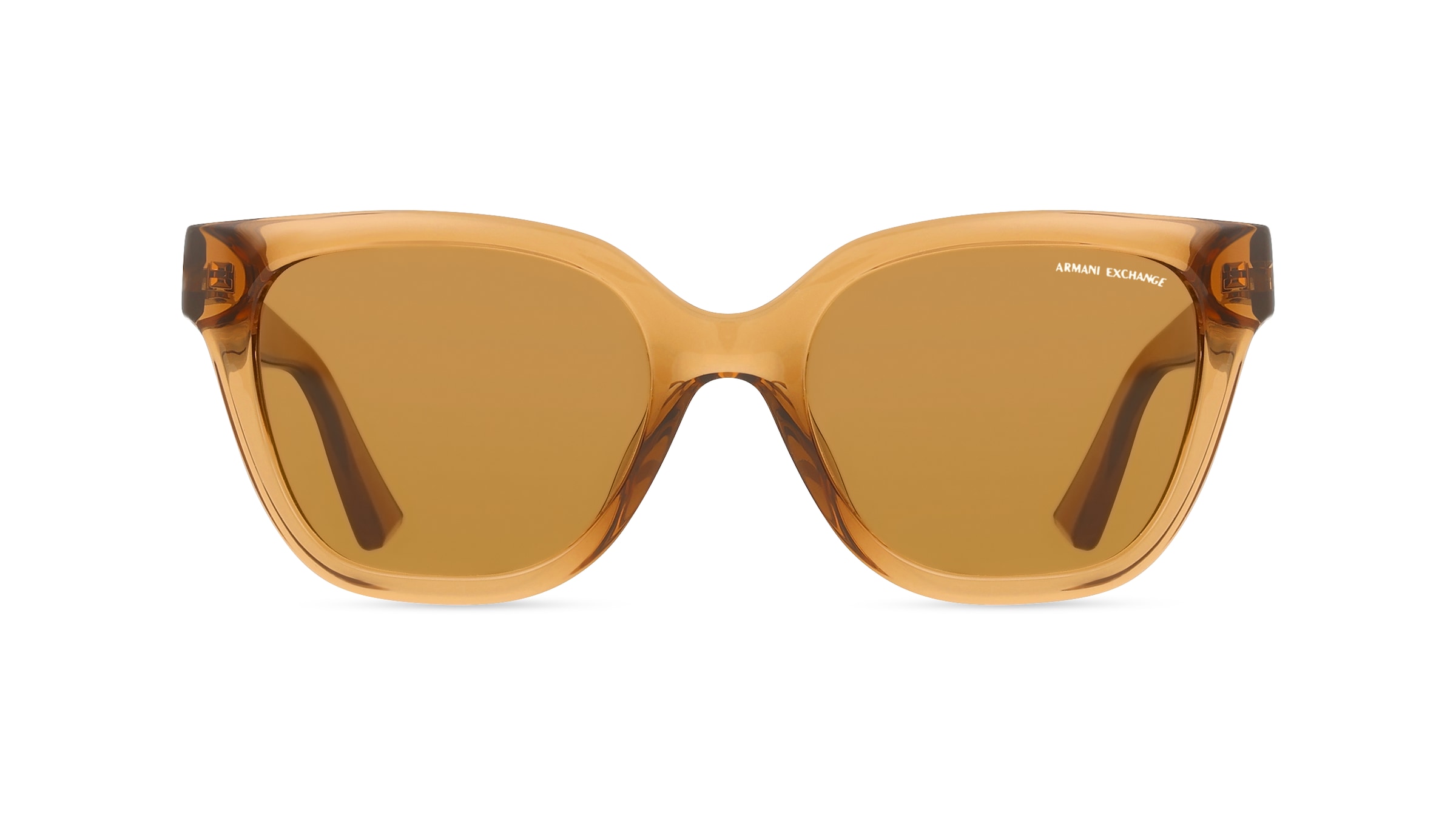 Emporio Armani 0AX4164SU Damen-Sonnenbrille Vollrand Cat Eye Kunststoff-Gestell, braun