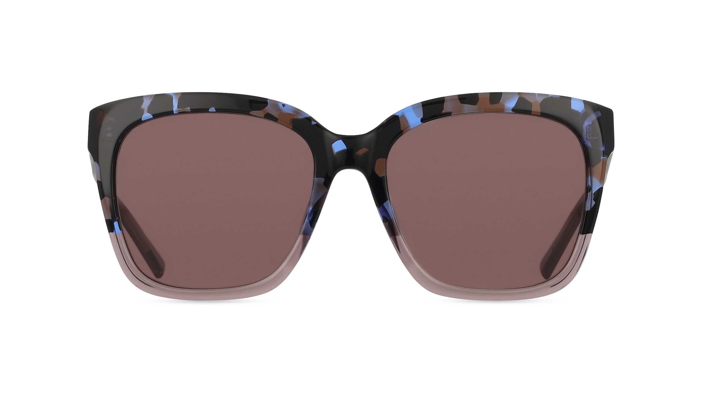 DKNY DK534S Damen-Sonnenbrille Vollrand Eckig Acetat-Gestell, grün