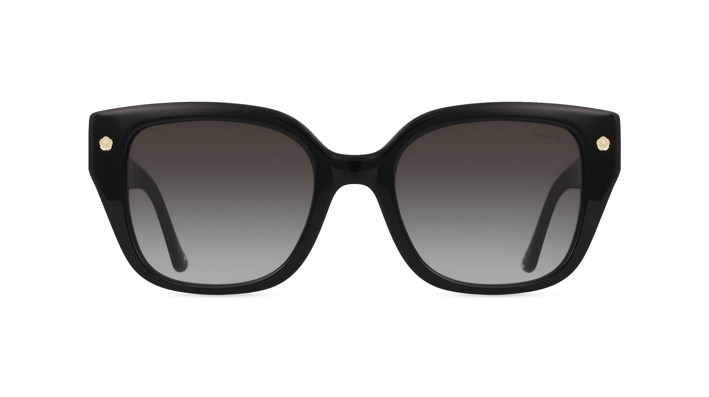 Coach 0HC8392U Damen-Sonnenbrille Vollrand Eckig Acetat-Gestell, schwarz