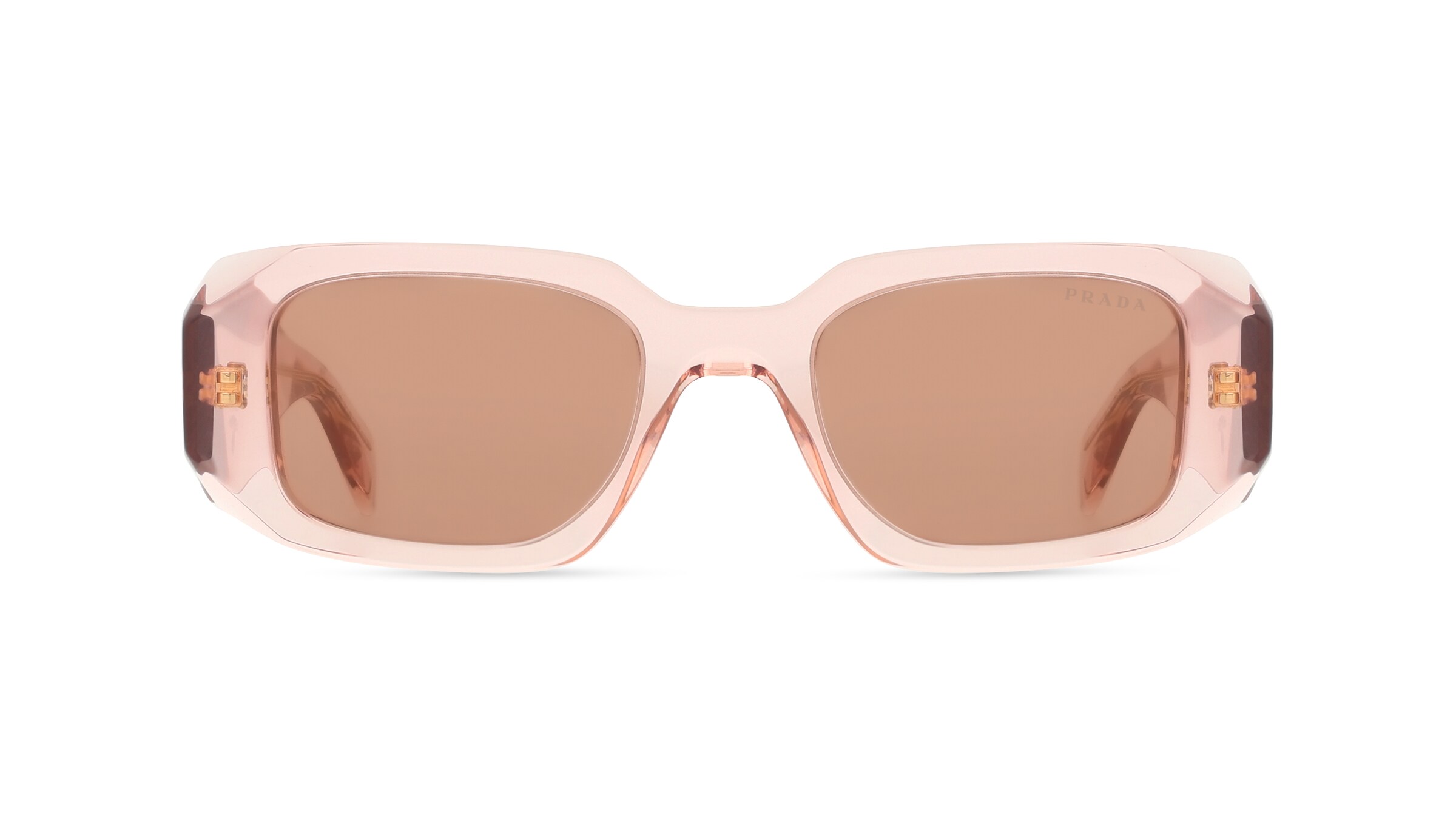 Prada PR17WS Damen-Sonnenbrille Vollrand Eckig Acetat-Gestell, orange