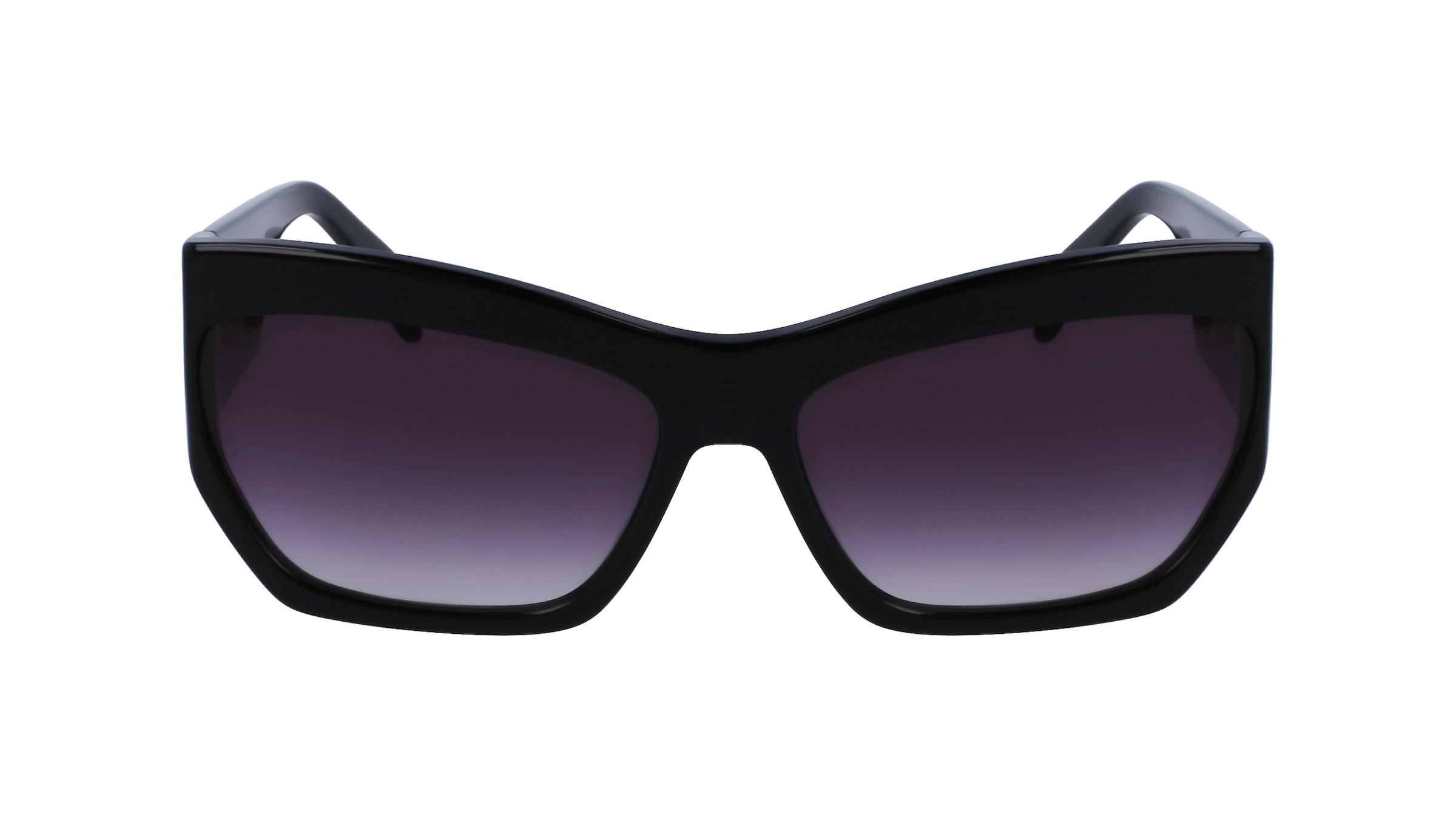 Liu Jo LJ785S Damen-Sonnenbrille Vollrand Eckig Acetat-Gestell, schwarz