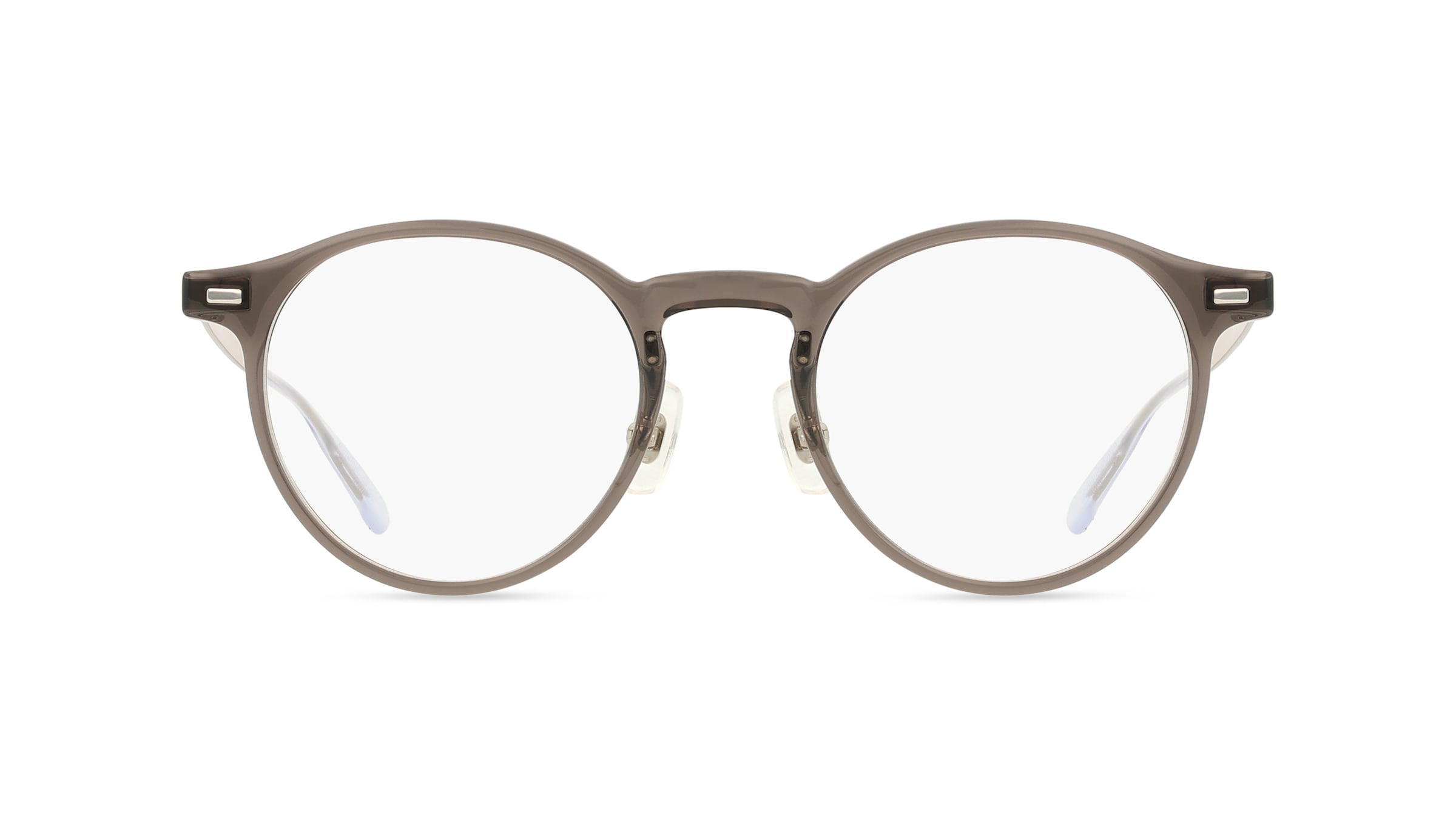 Montblanc MB0426O Herren-Brille inkl. Gläser Vollrand Rund Kunststoff-Gestell 48/21/145, Grau