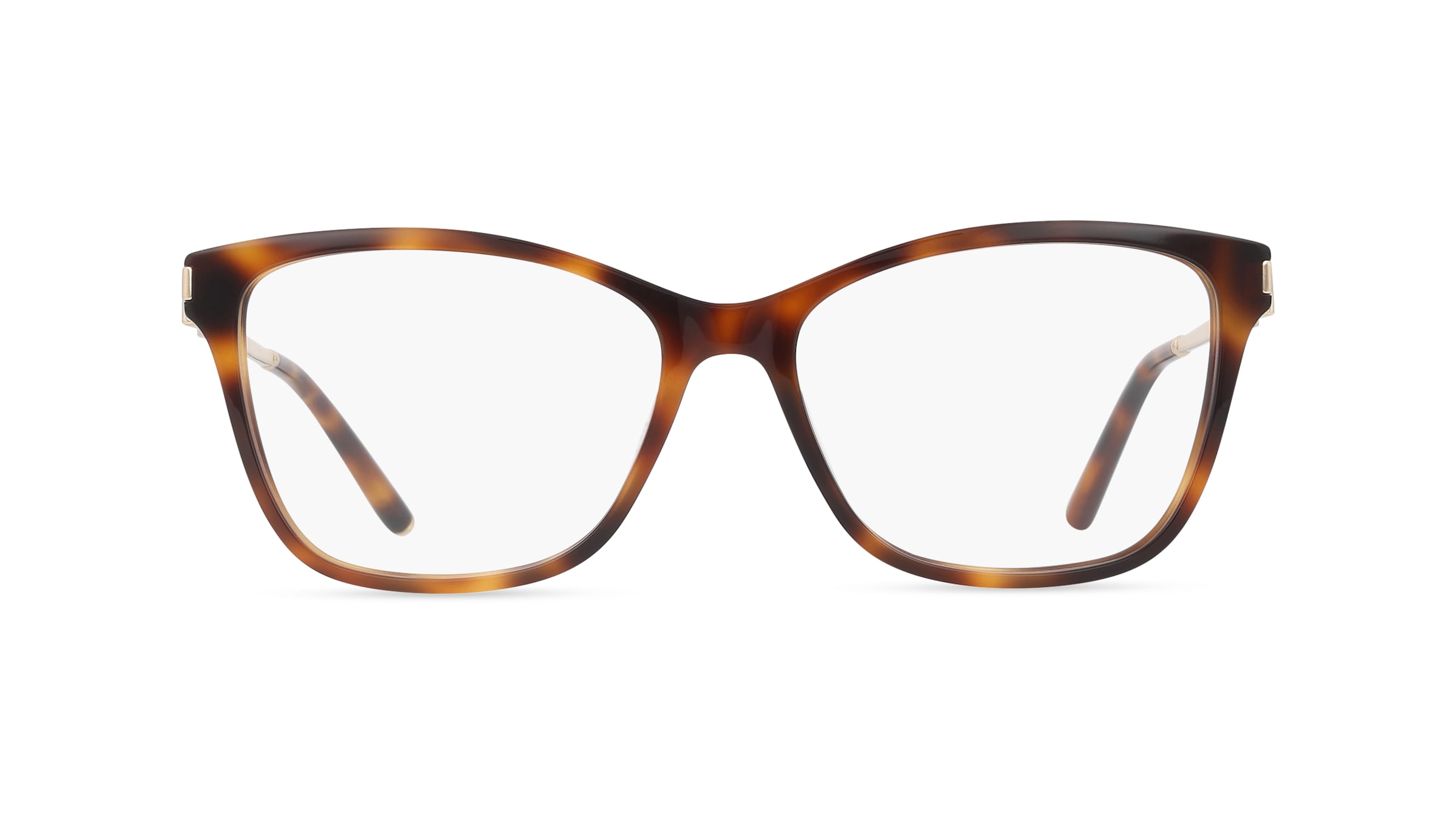 Escada VESG25 Damen-Brille inkl. Gläser Vollrand Quadratisch Kunststoff-Gestell 54/15/140, Havanna