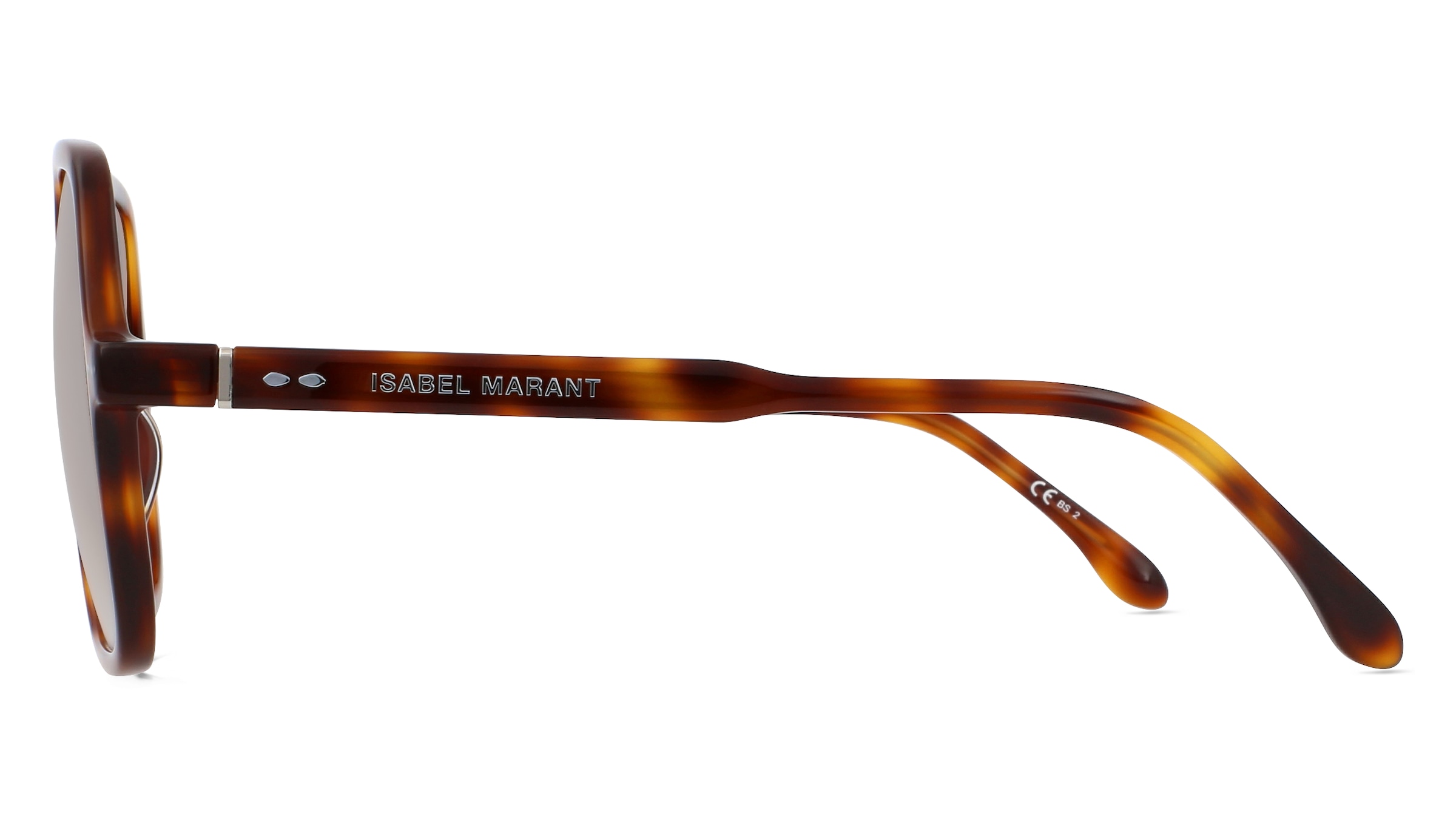 Thumbnail - Isabel Marant IM 0077/G/S Damen-Sonnenbrille Vollrand Eckig Acetat-Gestell, Havanna