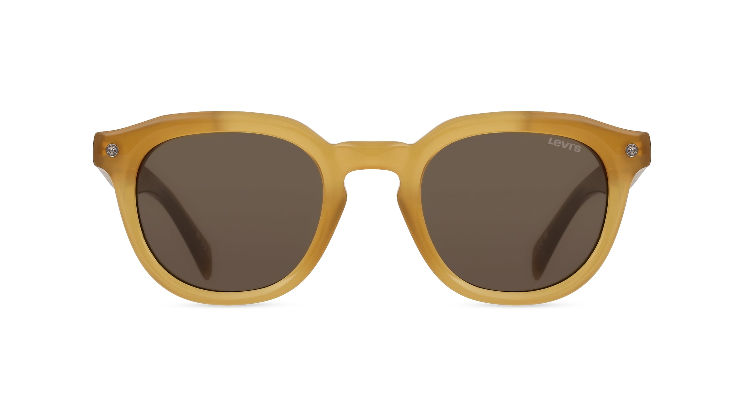 Levi’s LV 5052/S Unisex-Sonnenbrille Vollrand Panto Acetat-Gestell, gelb