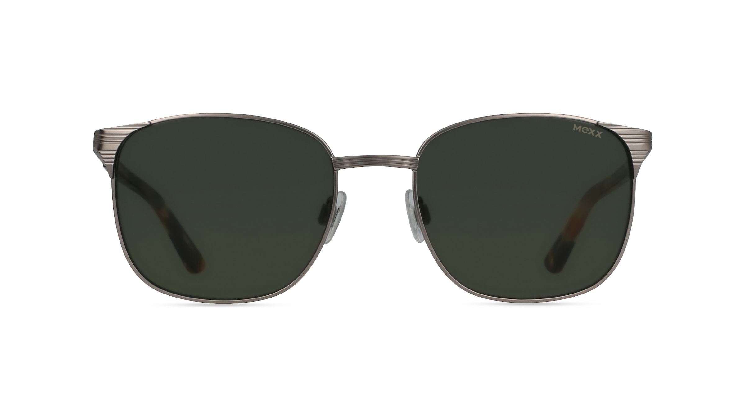 Mexx Eyes 6478 Herren-Sonnenbrille Vollrand Eckig Metall-Gestell, grau