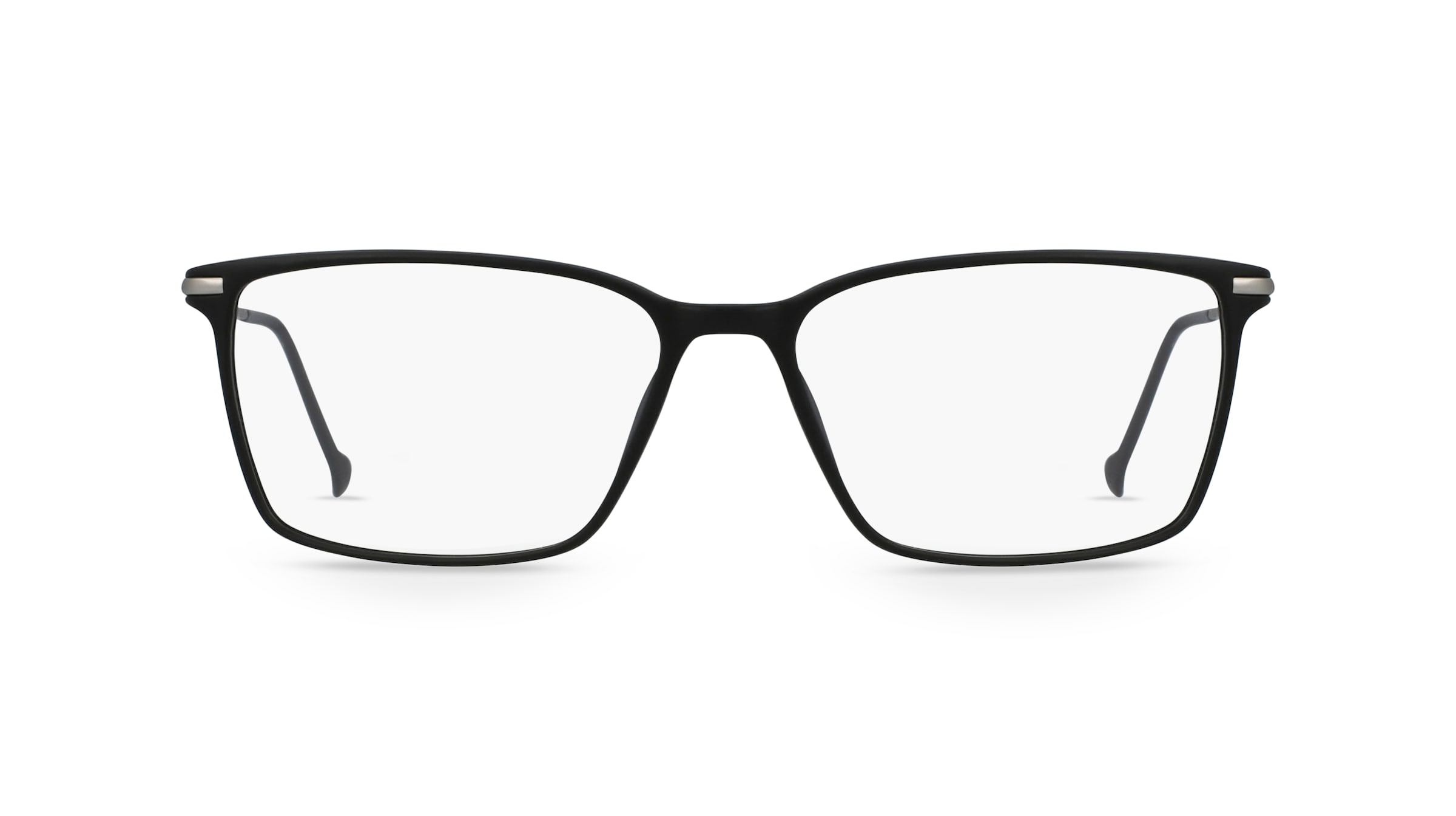 Fielmann COMFORT 092 FLEX CL Herren-Brille inkl. Gläser Vollrand Eckig Kunststoff-Gestell 53mm/15mm/135mm, schwarz