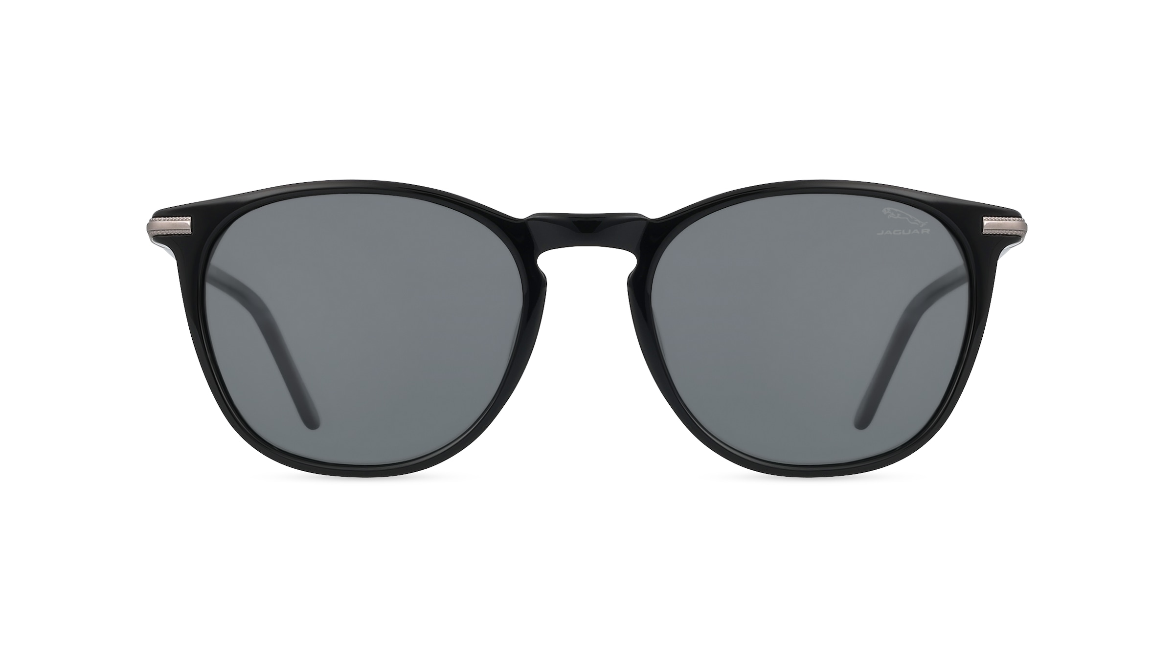 Jaguar J 7279 Unisex-Sonnenbrille Vollrand Panto Kunststoff-Gestell, schwarz