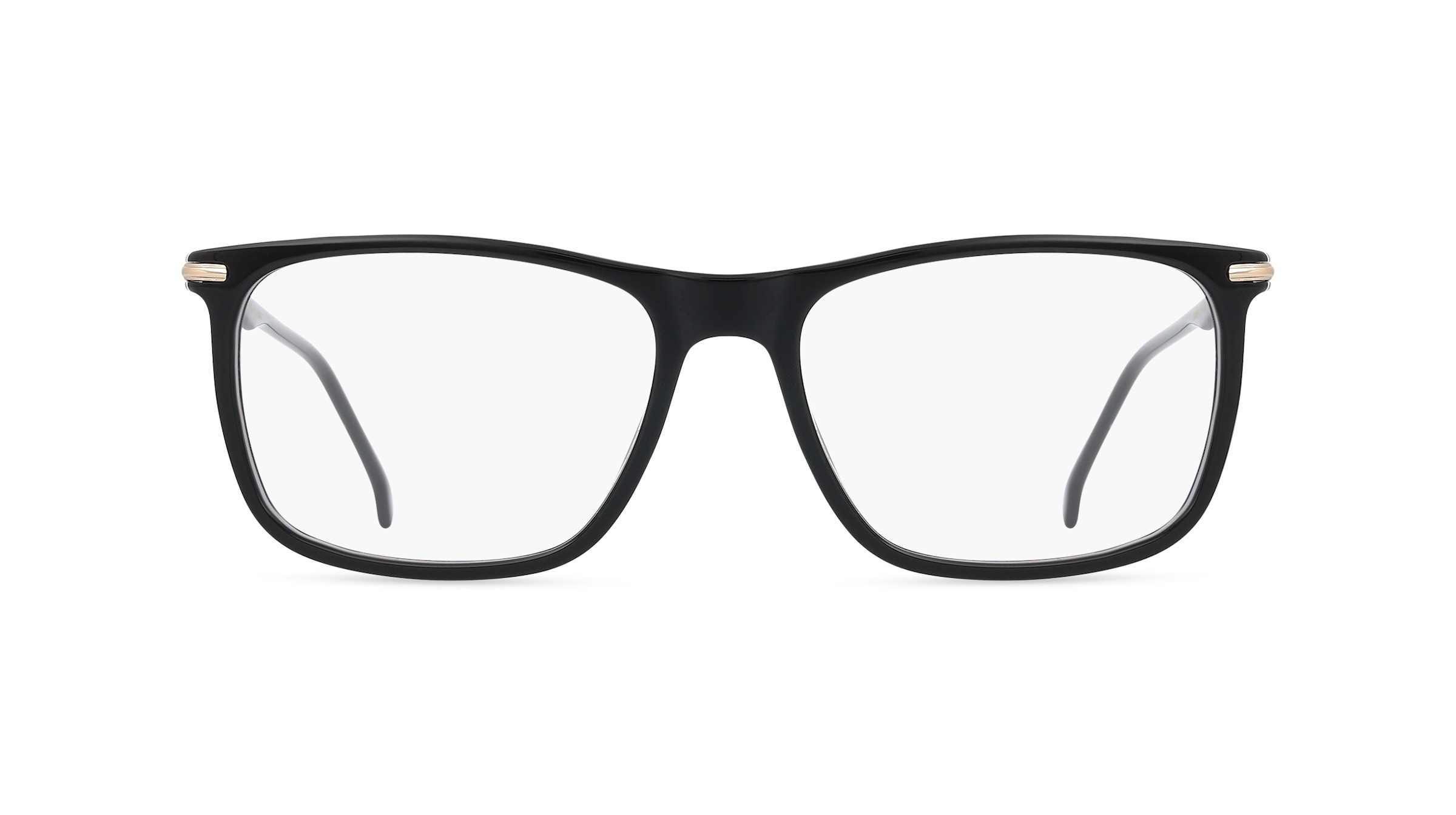 Carrera 289 Herren-Brille inkl. Gläser Vollrand Eckig Acetat-Gestell 56mm/17mm/145mm, schwarz