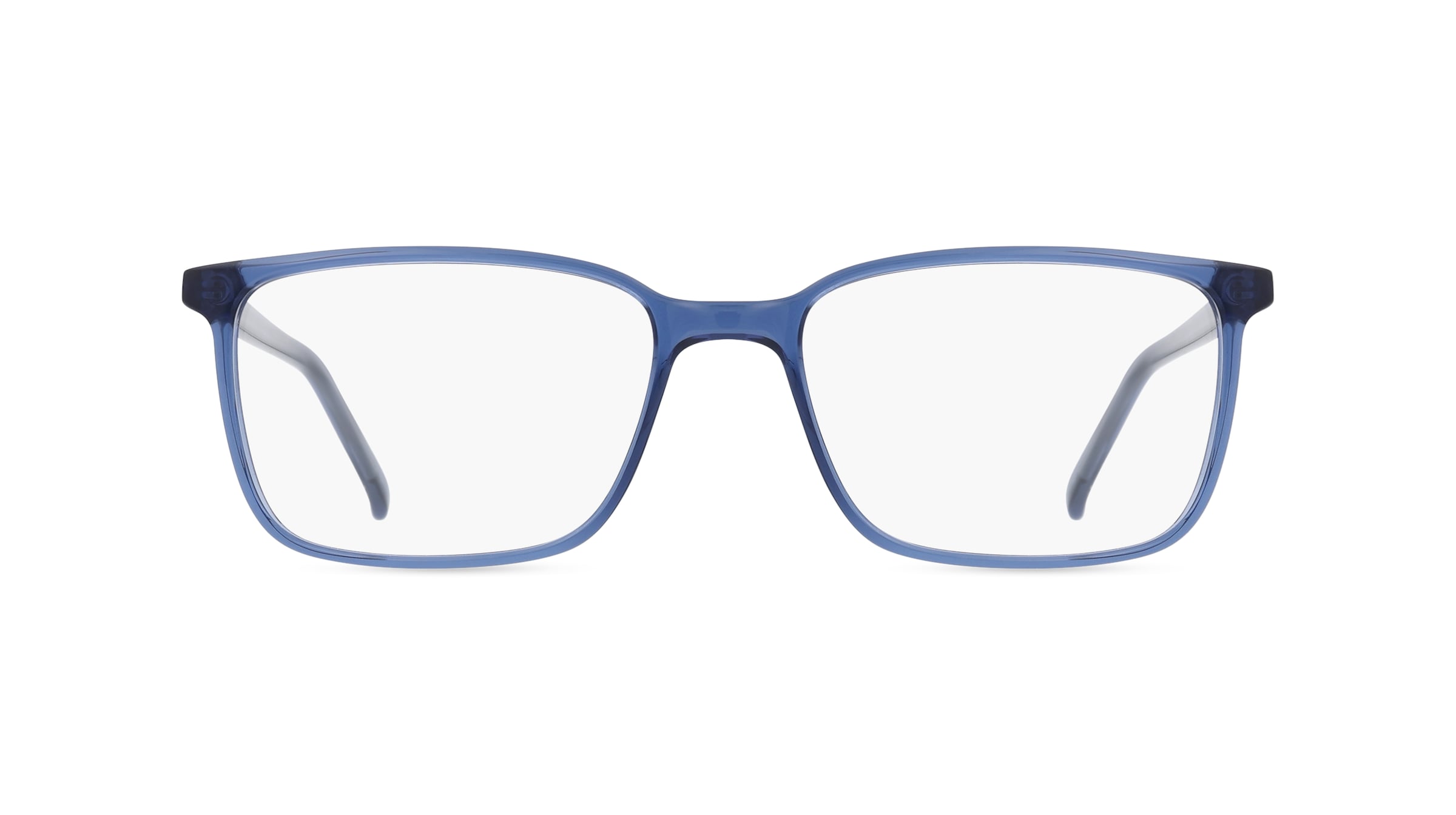 Fielmann JIL 006 CL Herren-Brille inkl. Gläser Vollrand Eckig Kunststoff-Gestell 56mm/17mm/145mm, blau