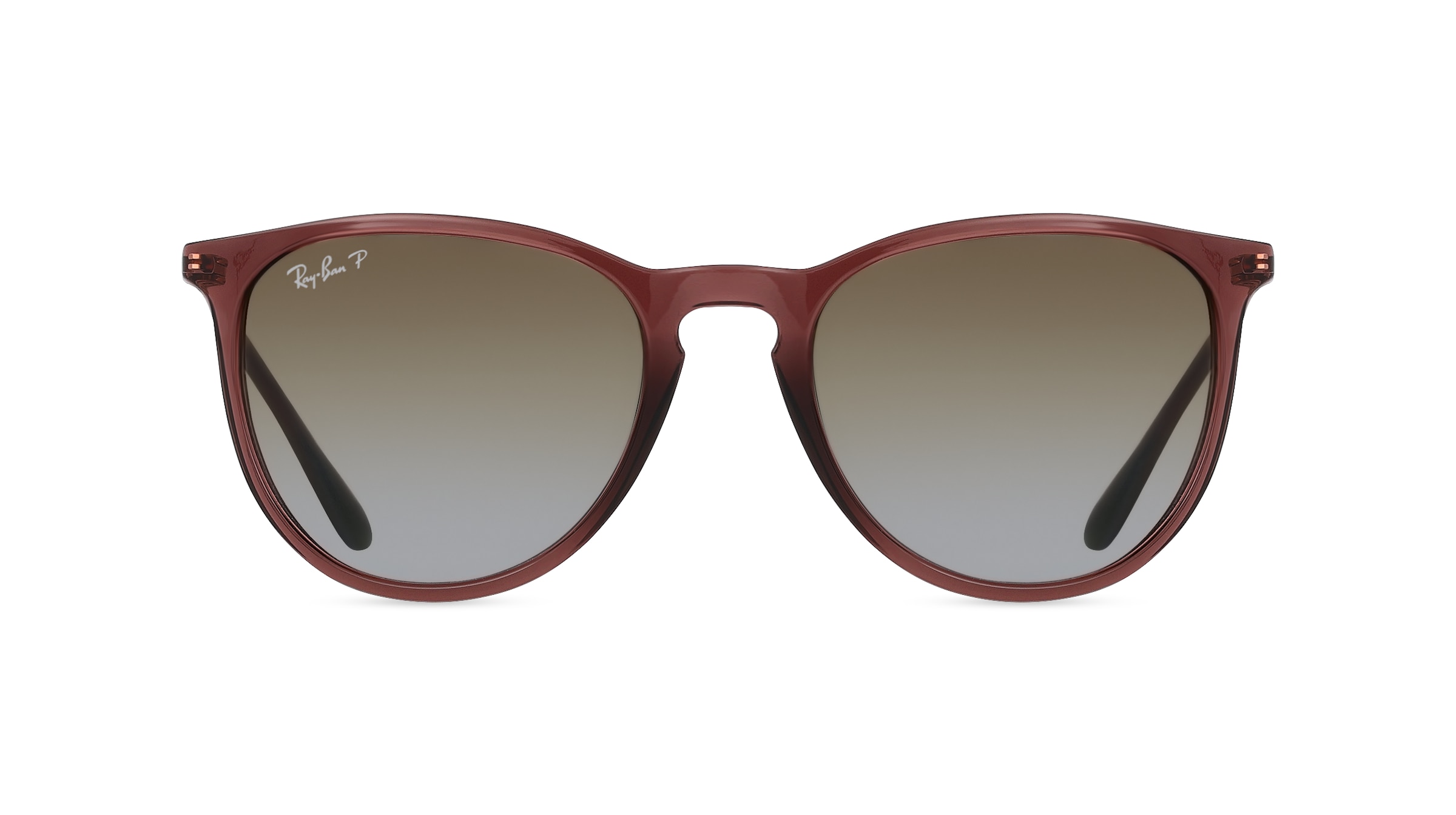 Ray-Ban RB 4171 ERIKA Damen-Sonnenbrille Vollrand Panto Kunststoff-Gestell, braun