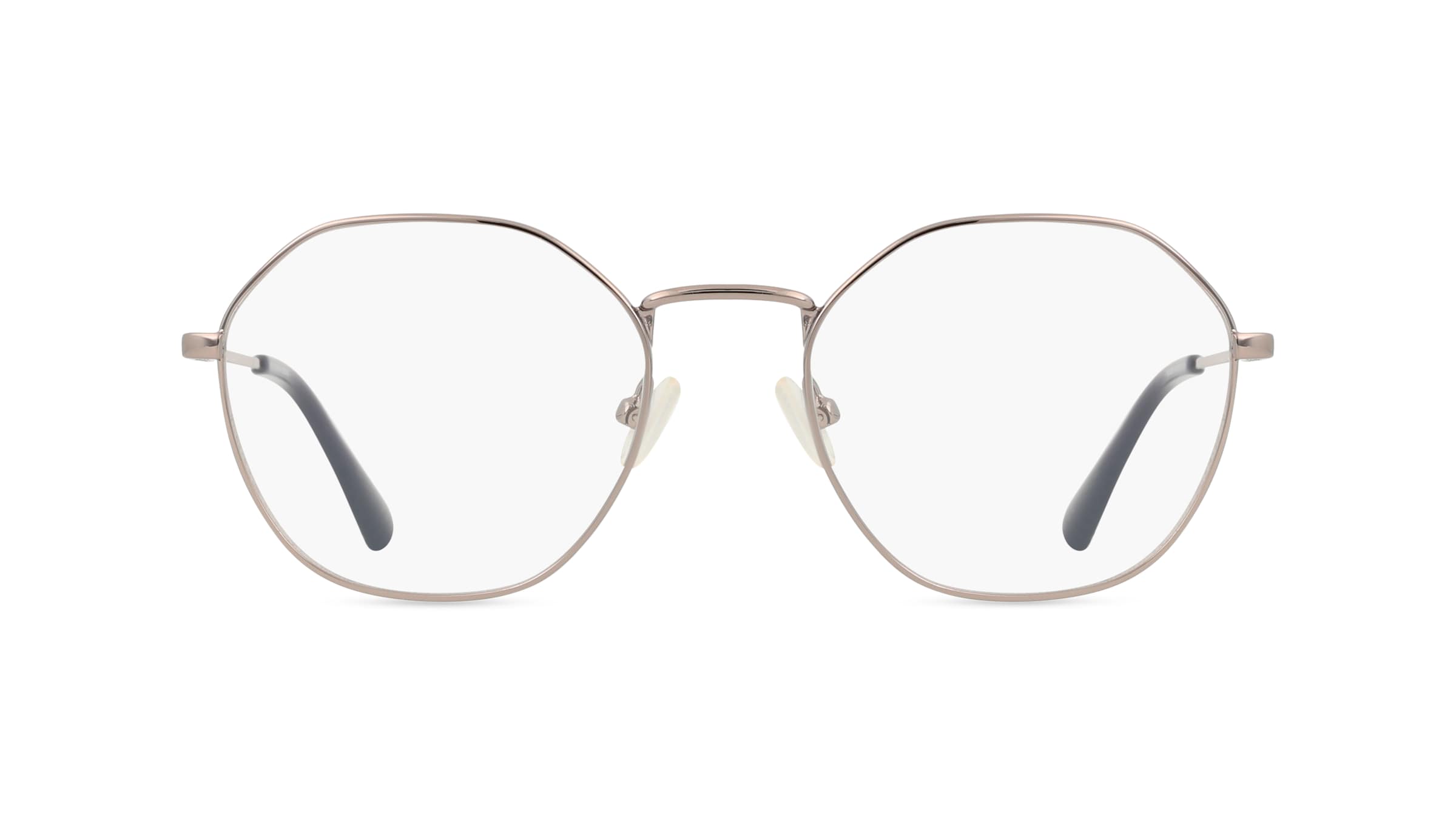 Gant GA3256 Unisex-Brille inkl. Gläser Vollrand Achteckig Metall-Gestell 53mm/20mm/145mm, silber