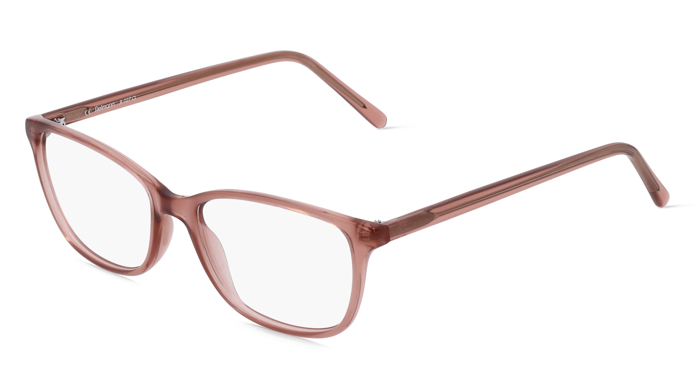 Fielmann JIL 027 CL VERA Damen-Brille inkl. Gläser Vollrand Butterfly Acetat-Gestell 53/16/140, Pink