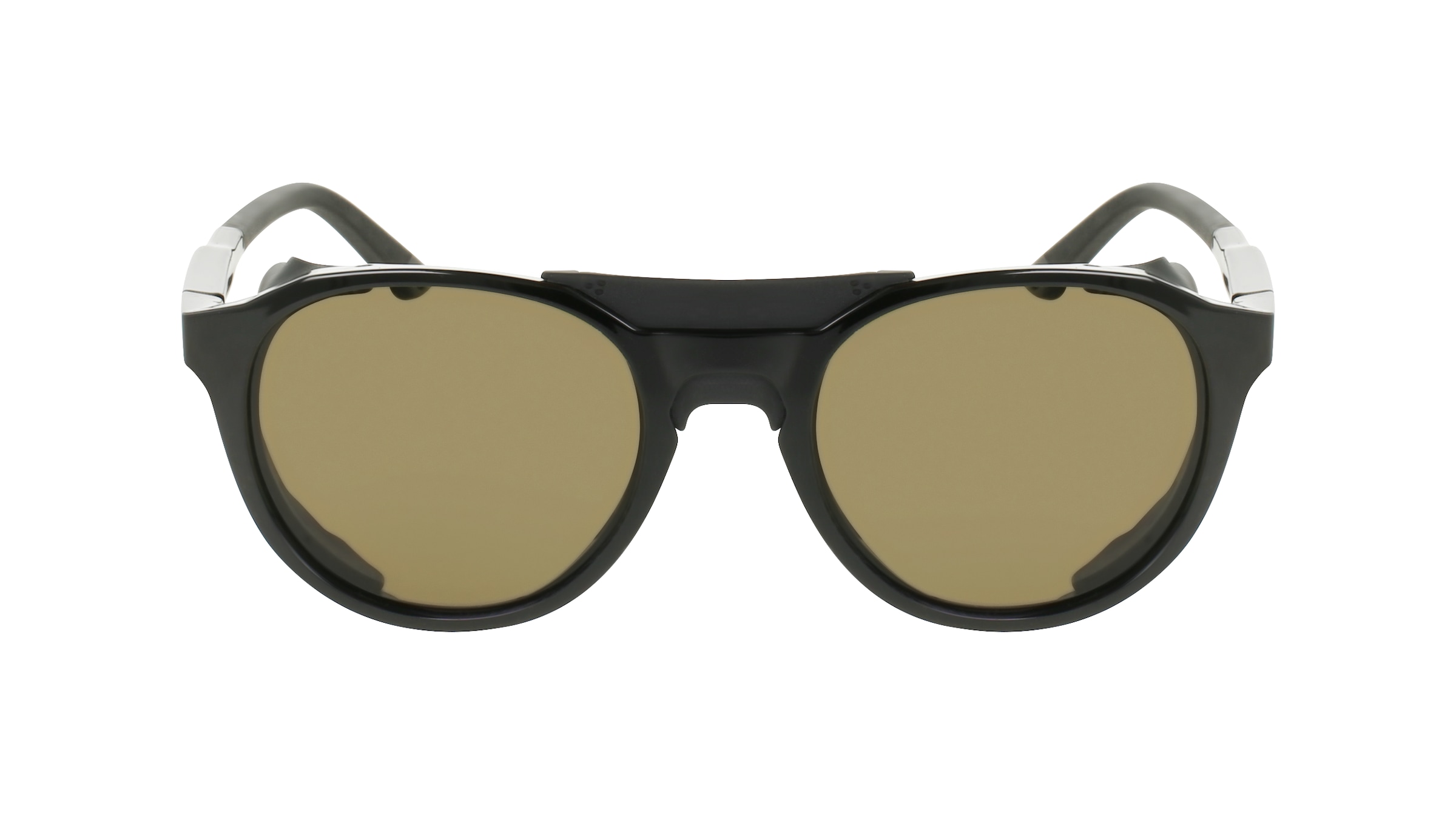 Smith VENTURE Unisex-Sonnenbrille Vollrand Panto Kunststoff-Gestell, Schwarz