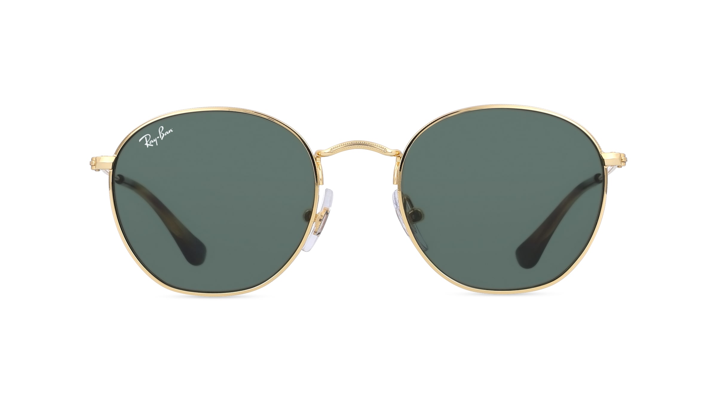 Ray-Ban Junior RJ9572S Jugend-Sonnenbrille Vollrand Rund Metall-Gestell, gold