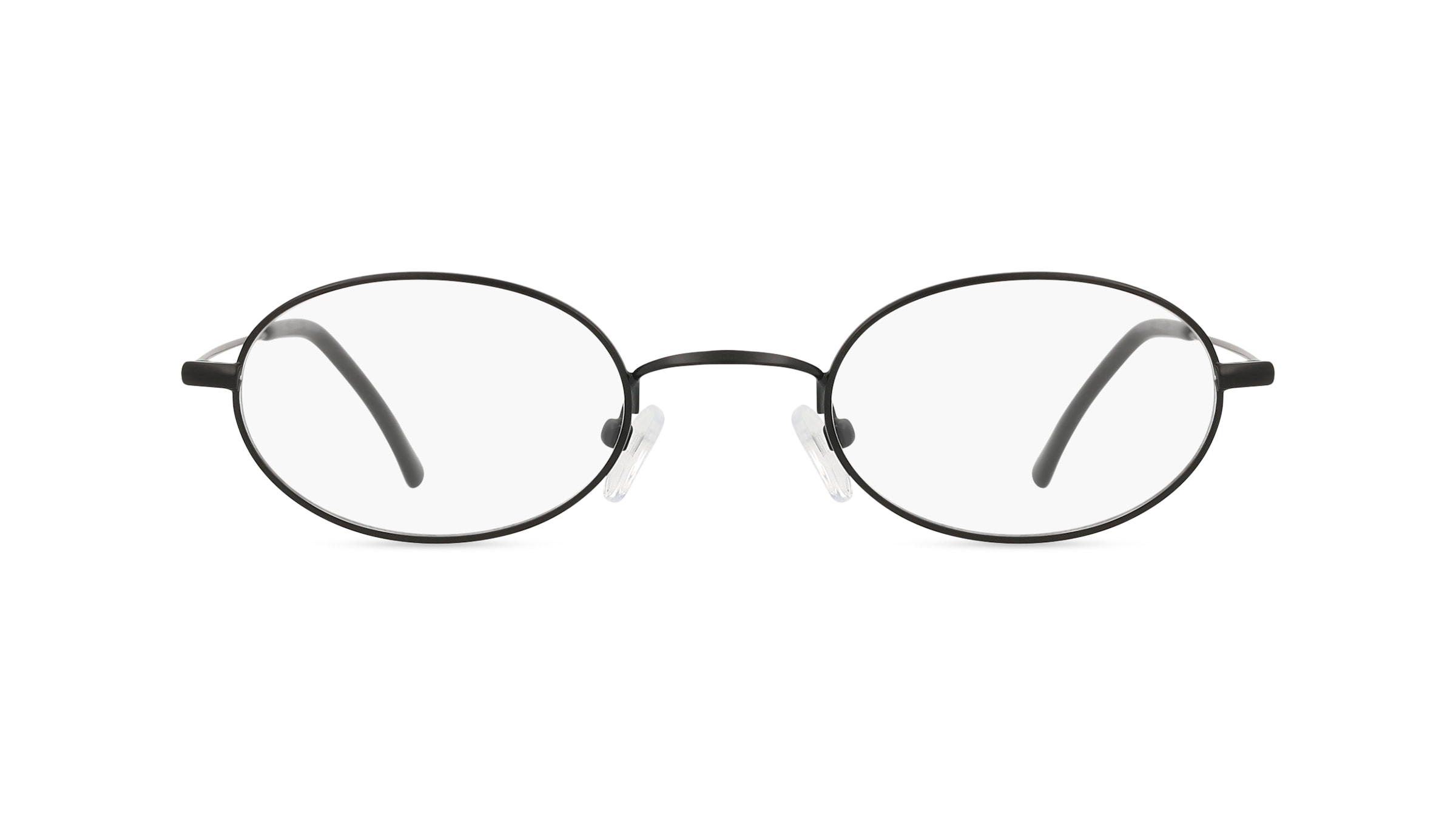 Fielmann BD 316 CL Unisex-Brille inkl. Gläser Vollrand Oval Edelstahl-Gestell 48mm/22mm/145mm, schwarz