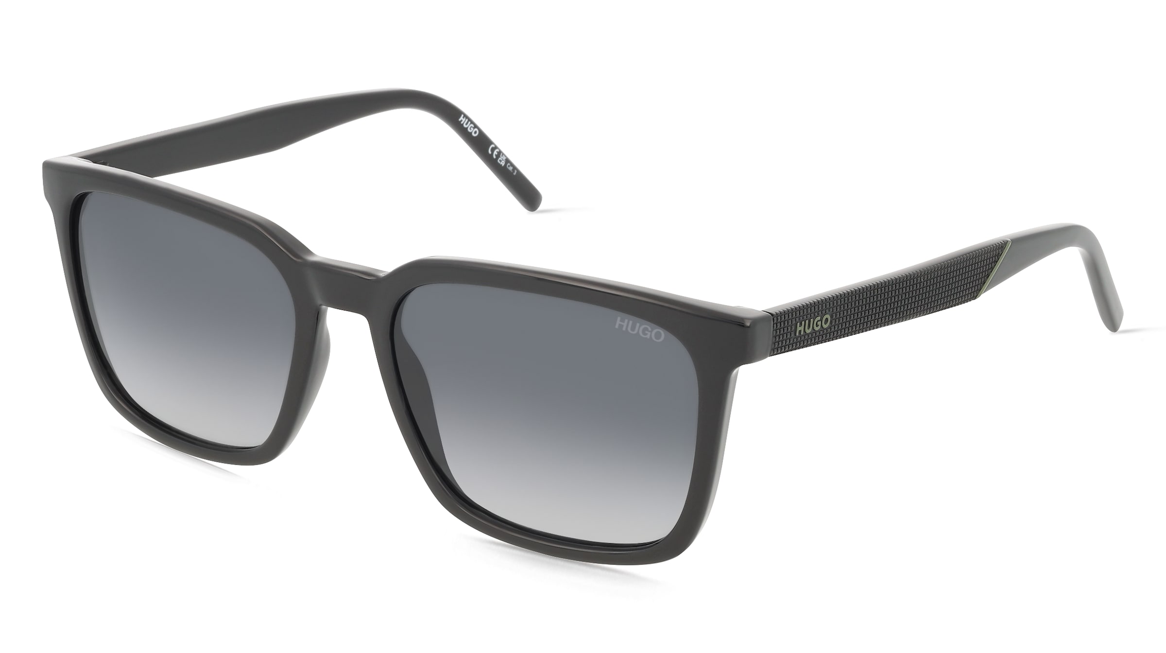 Hugo Boss Hugo Hg 1327/S Herren-Sonnenbrille Vollrand Eckig Kunststoff-Gestell, Schwarz