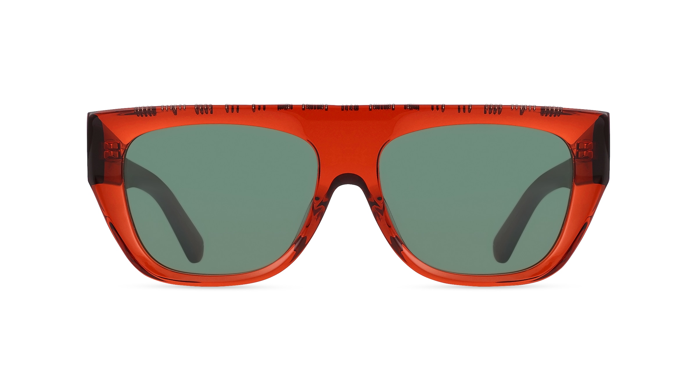 Stella McCartney SC40048I Damen-Sonnenbrille Vollrand Eckig Bio-Acetat-Gestell, braun