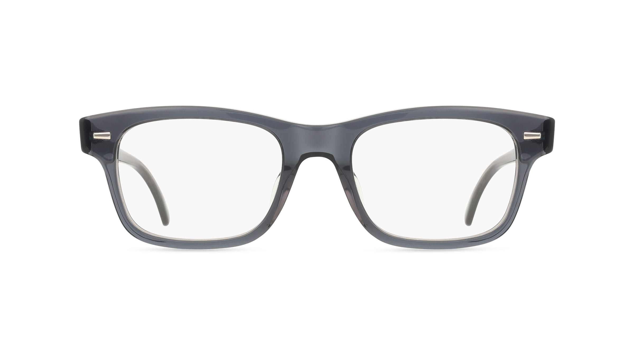 Fielmann LN 070 CL NICOLAI Herren-Brille inkl. Gläser Vollrand Eckig Acetat-Gestell 52mm/19mm/145mm, Grau