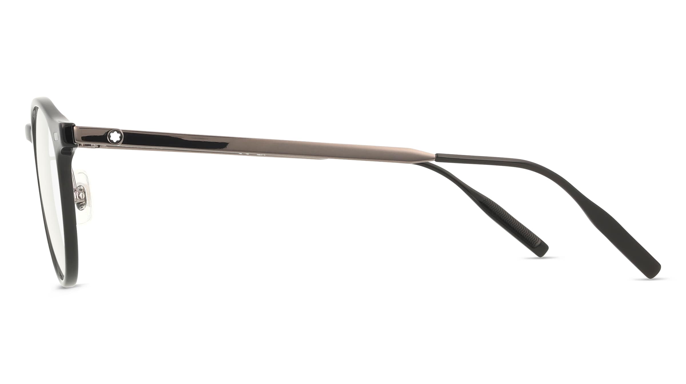 Thumbnail - Montblanc MB0426O Herren-Brille inkl. Gläser Vollrand Rund Kunststoff-Gestell 48/21/145, schwarz