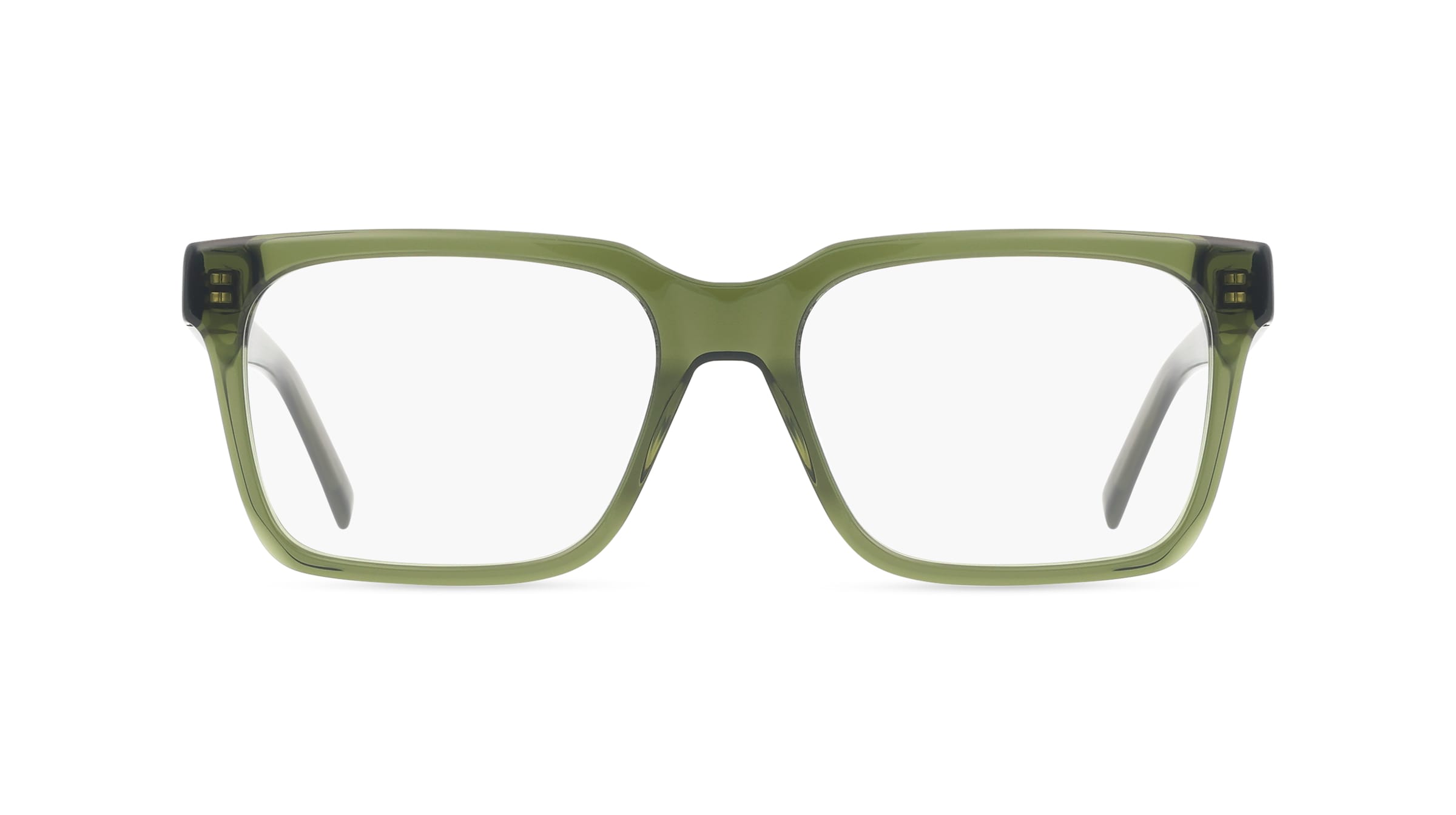 Givenchy GV50043I Damen-Brille inkl. Gläser Vollrand Eckig Acetat-Gestell 55/17/145, grün