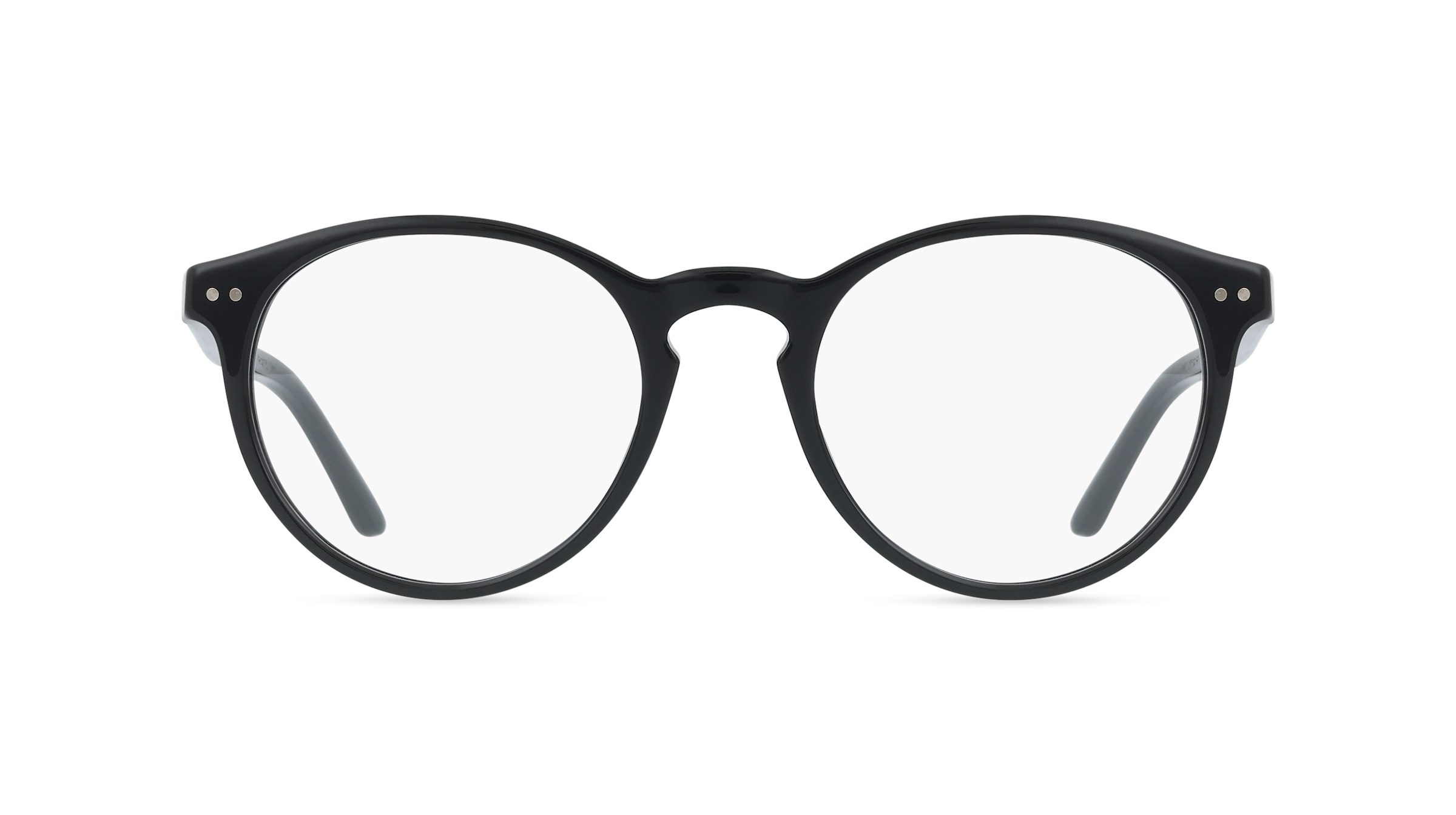 Polo Ralph Lauren 0PH2297 Herren-Brille inkl. Gläser Vollrand Rund Acetat-Gestell 50/20/145, schwarz