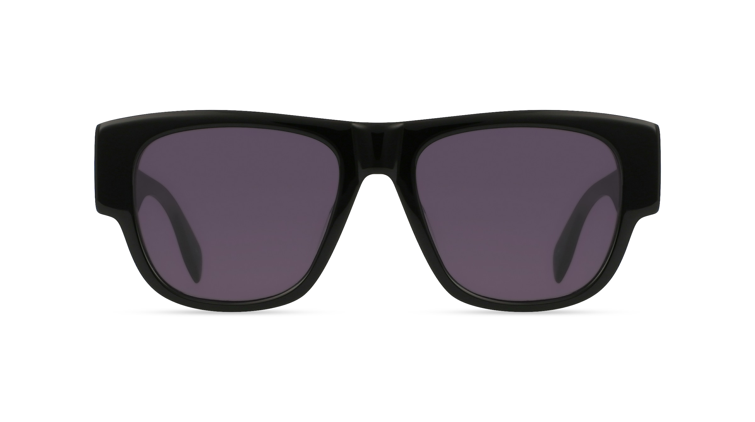 Alexander McQueen AM0328S Herren-Sonnenbrille Vollrand Eckig Kunststoff-Gestell, schwarz