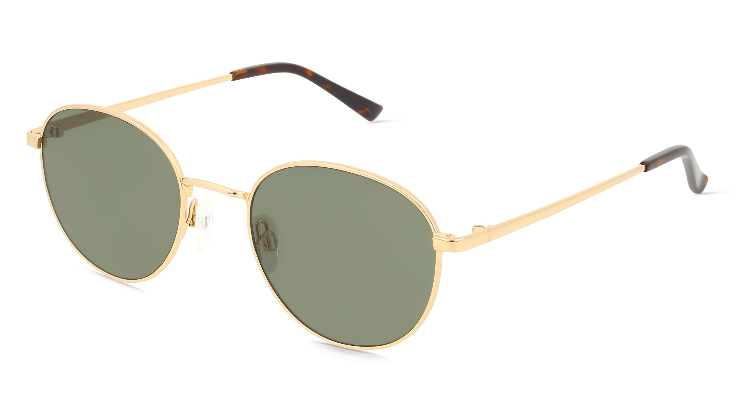 Fielmann BD 600 SUN CL BO Damen-Sonnenbrille Vollrand Panto Edelstahl-Gestell, gelb