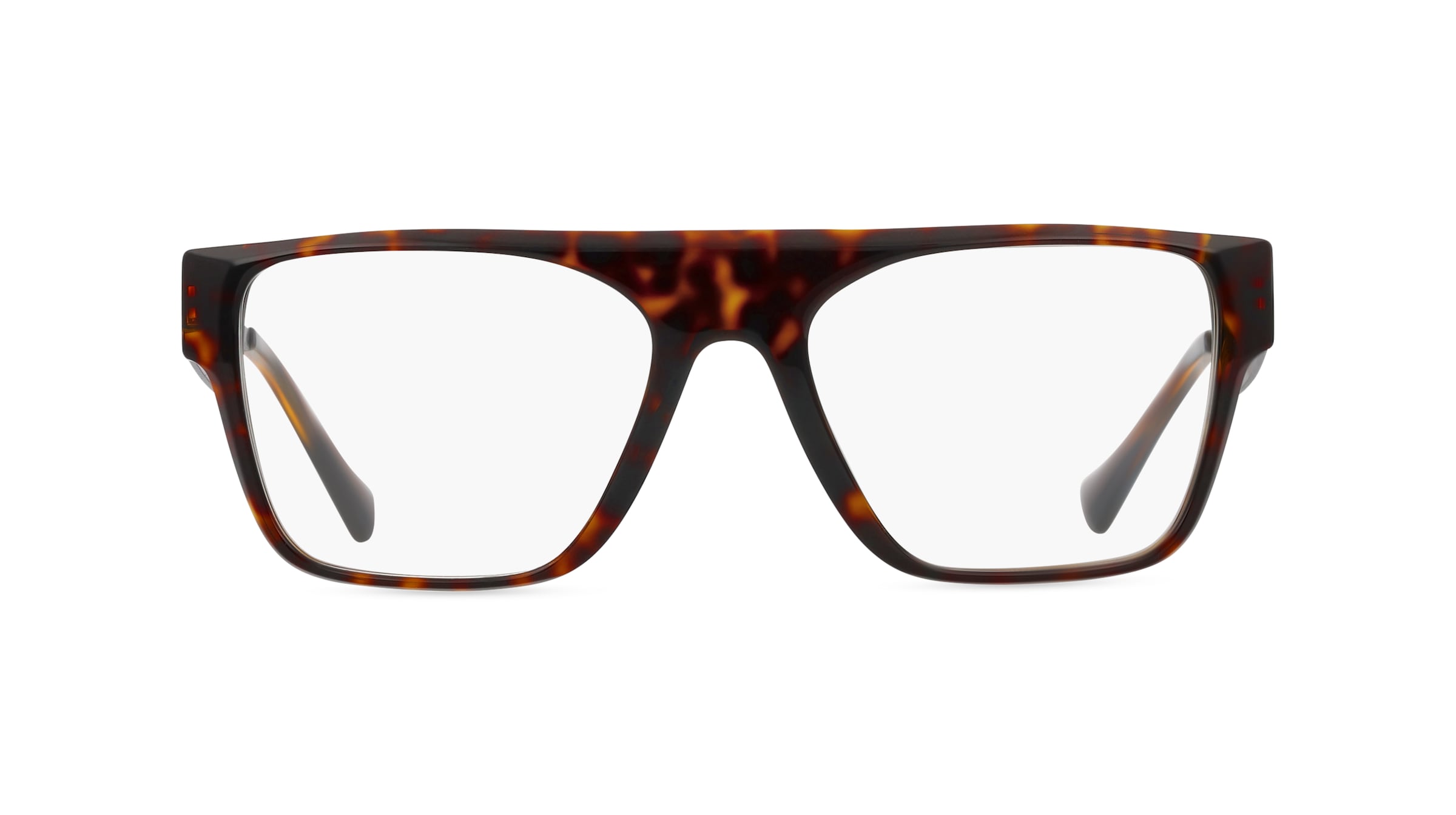 Versace VE3326U Herren-Brille inkl. Gläser Vollrand Eckig Acetat-Gestell 55mm/19mm/145mm, braun