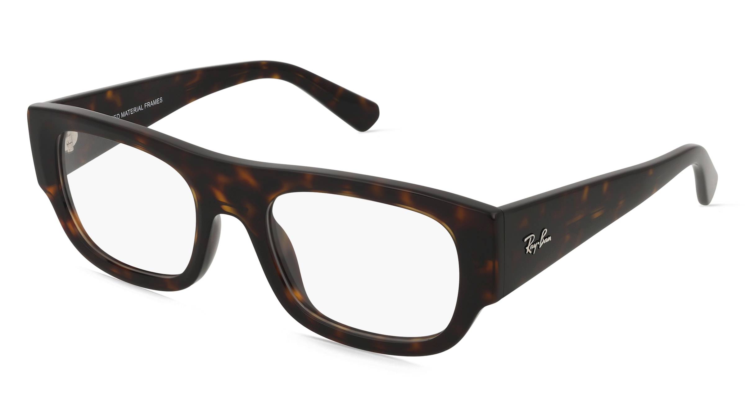 Ray-Ban 0RX7218 KRISTIN Unisex-Brille inkl. Gläser Vollrand Quadratisch Kunststoff-Gestell 52/20/140, Havanna