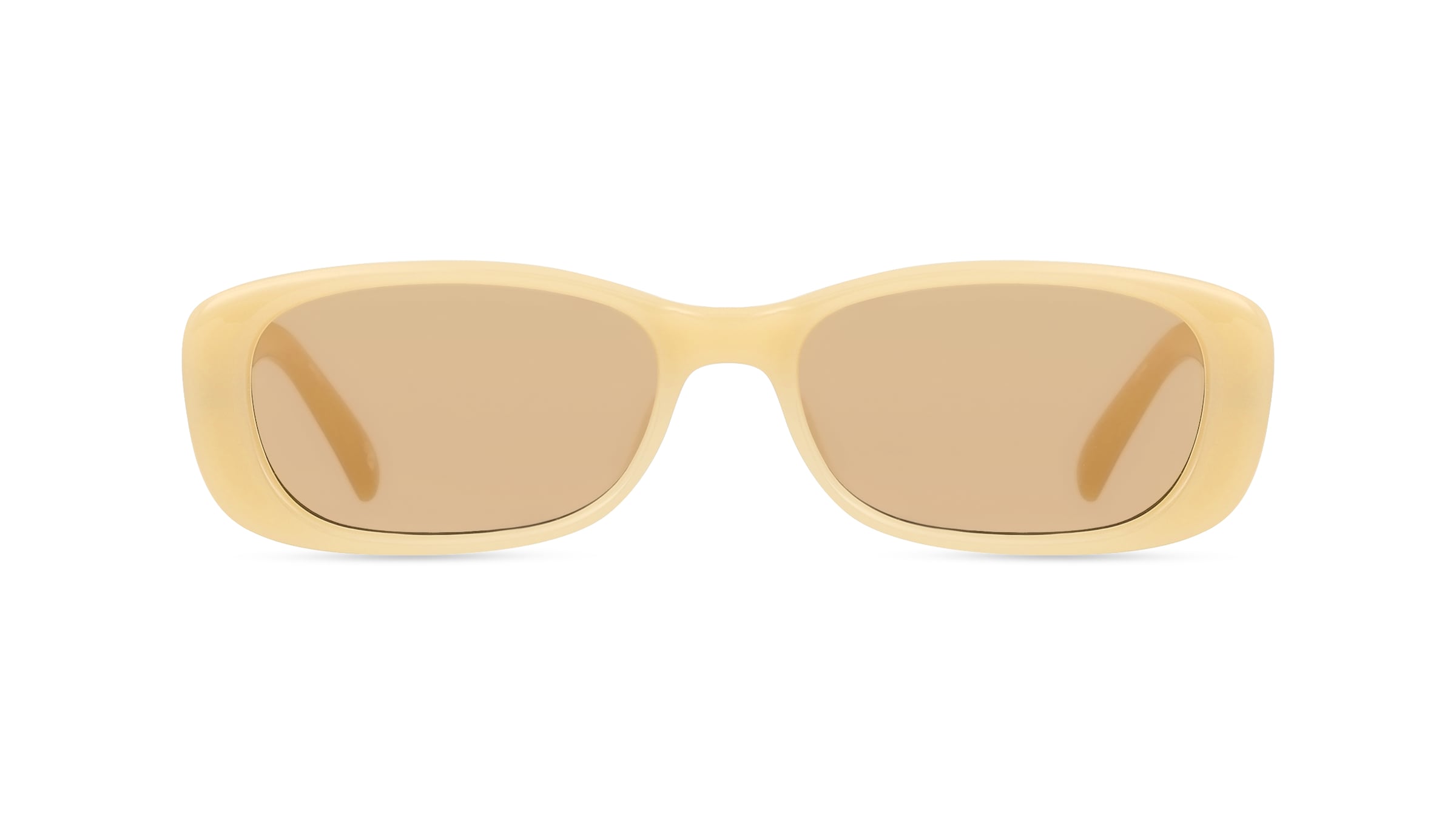 Le Specs UNREAL! Damen-Sonnenbrille Vollrand Eckig Kunststoff-Gestell, Beige