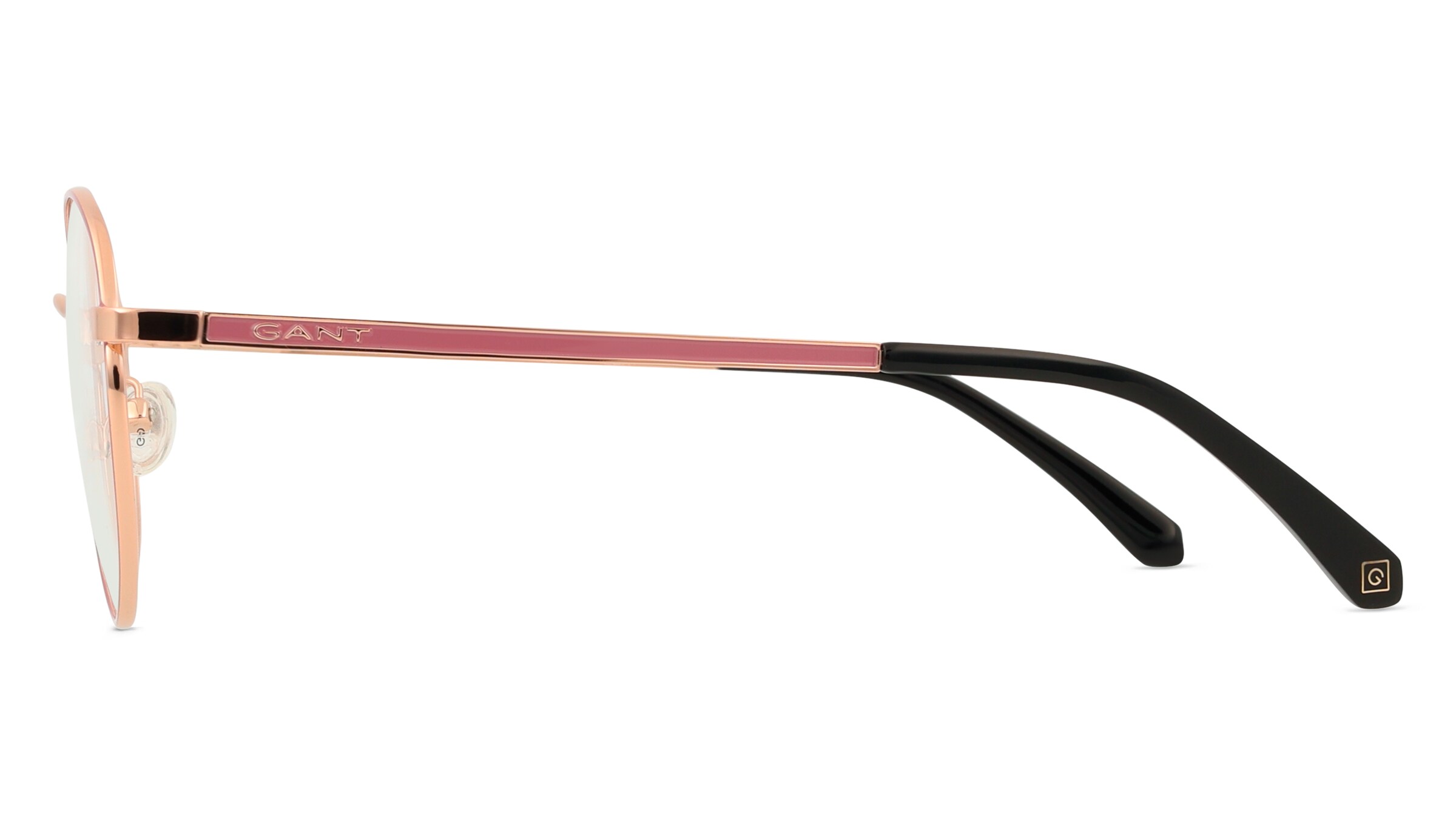Thumbnail - Gant GA4120 Unisex-Brille inkl. Gläser Vollrand Rund Metall-Gestell 52mm/20mm/140mm, rot