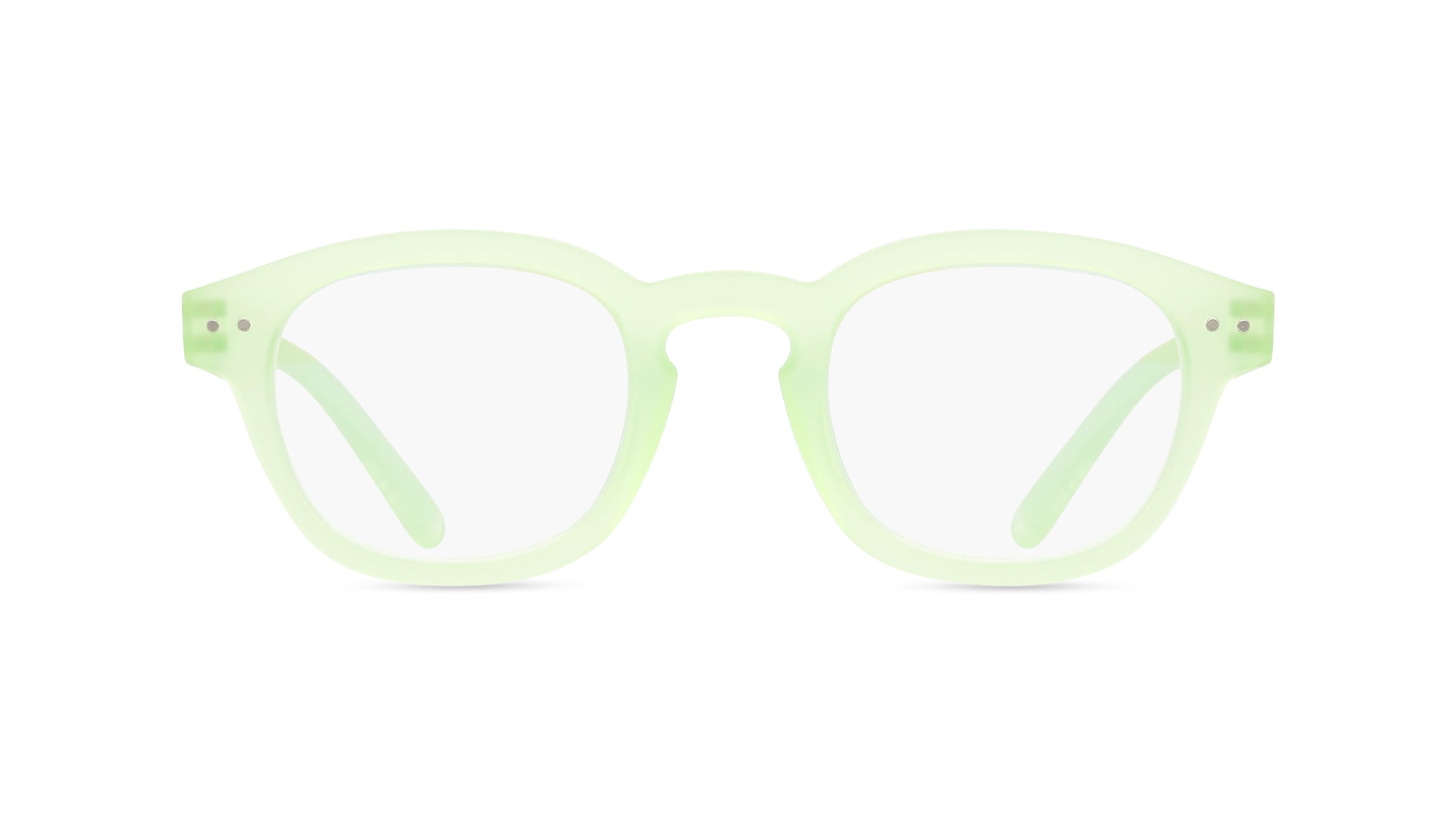 OKIDOKI JIMMY Reader Unisex-Fertiglesebrille Vollrand Panto Kunststoff-Gestell, Grün