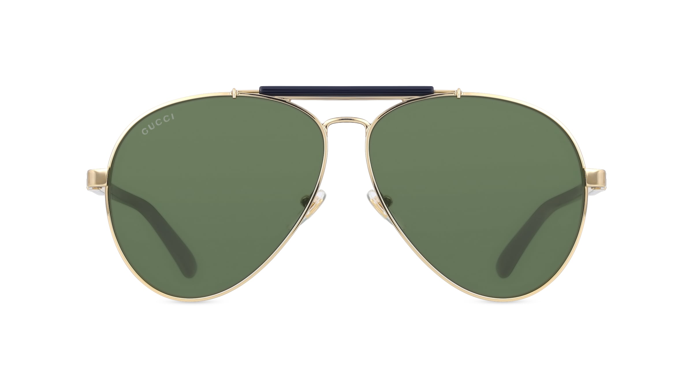 Gucci GG1287S Unisex-Sonnenbrille Vollrand Pilot Metall-Gestell, gold