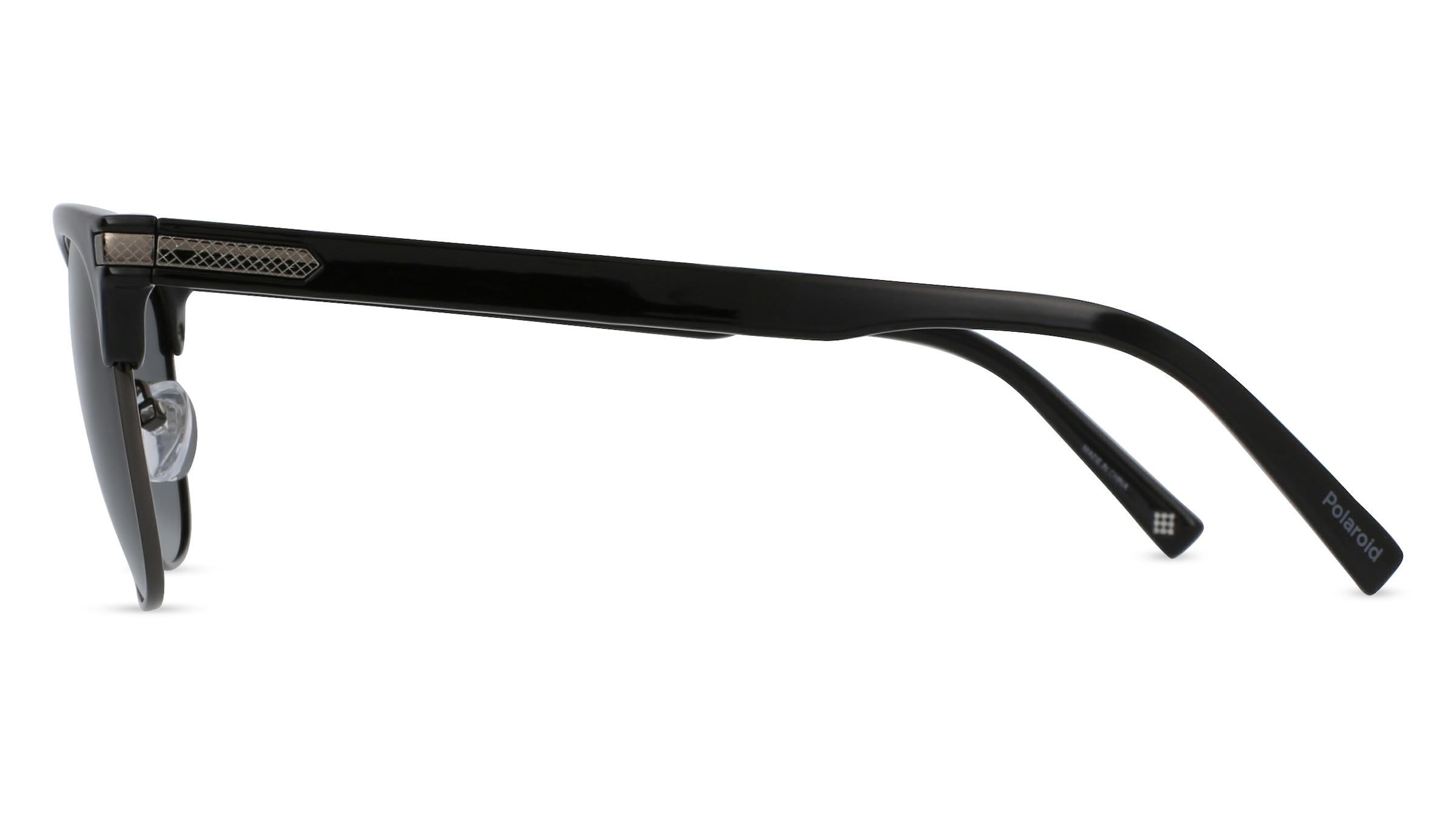 Thumbnail - Polaroid PLD 2076/S Herren-Sonnenbrille Vollrand Browline Metall-Gestell, schwarz