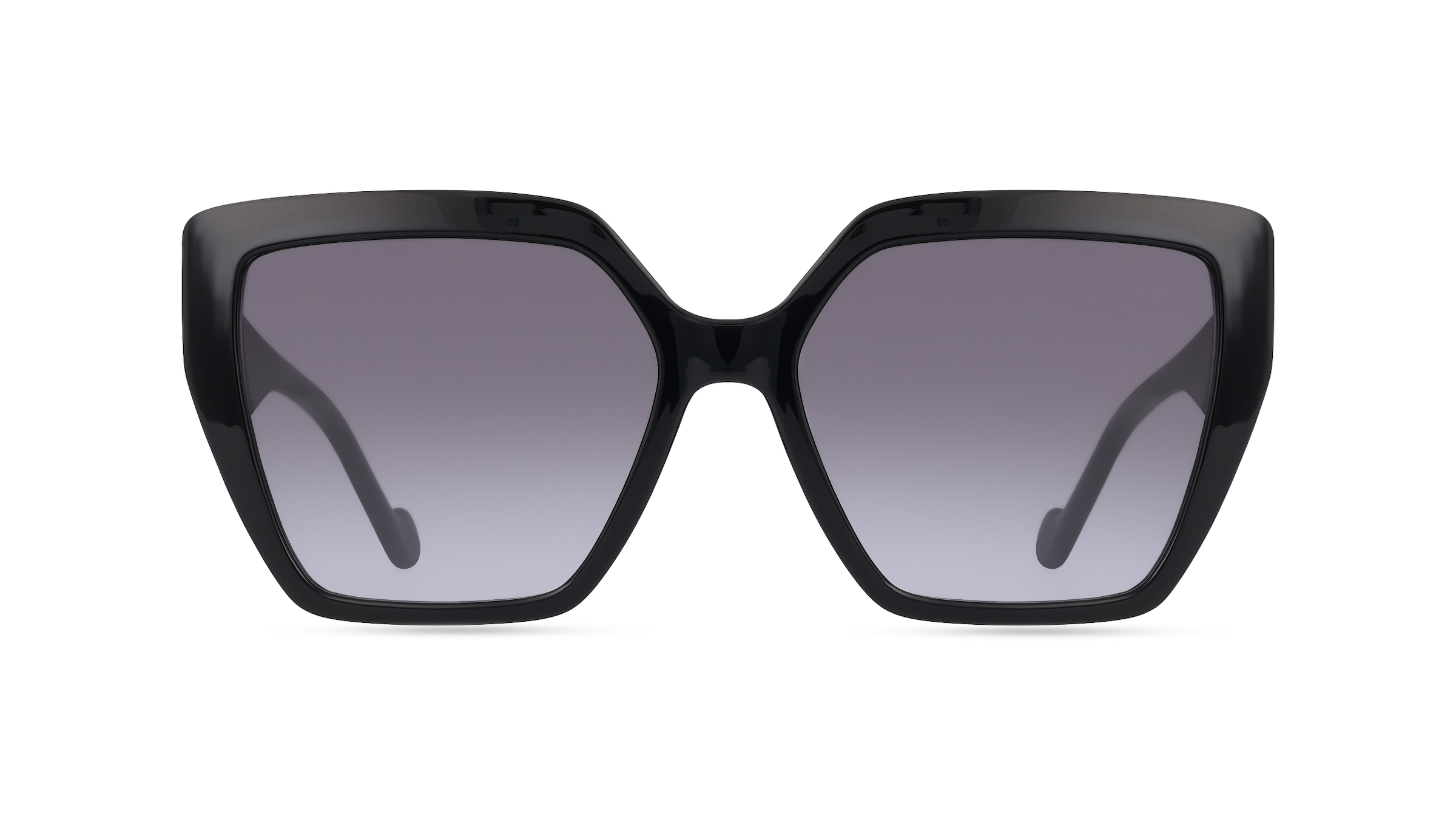 Liu Jo LJ757S Damen-Sonnenbrille Vollrand Eckig Kunststoff-Gestell, schwarz