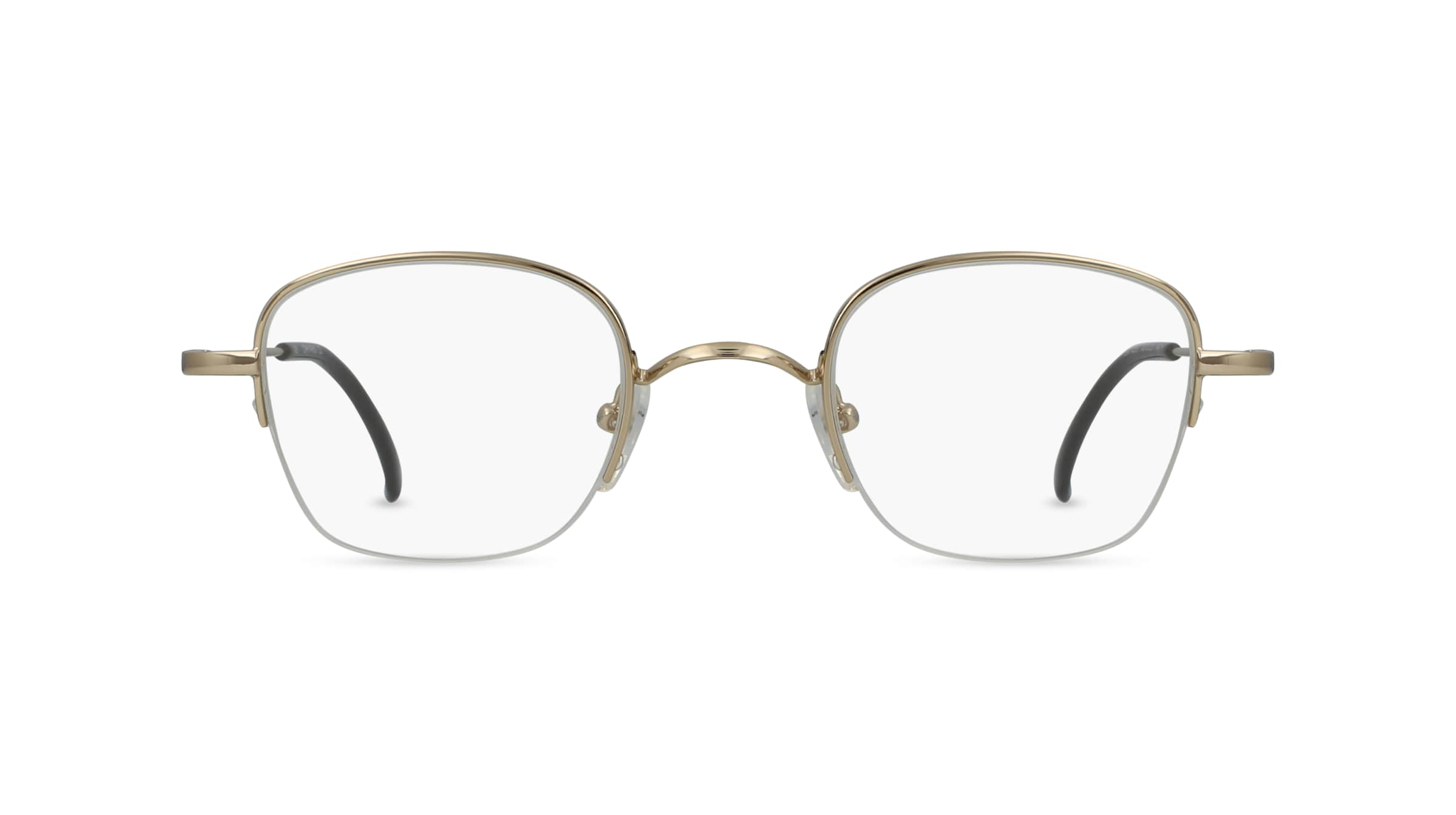 Fielmann OPH 9963 CL Herren-Brille inkl. Gläser Nylor Eckig Edelstahl-Gestell 45mm/25mm/140mm, gold