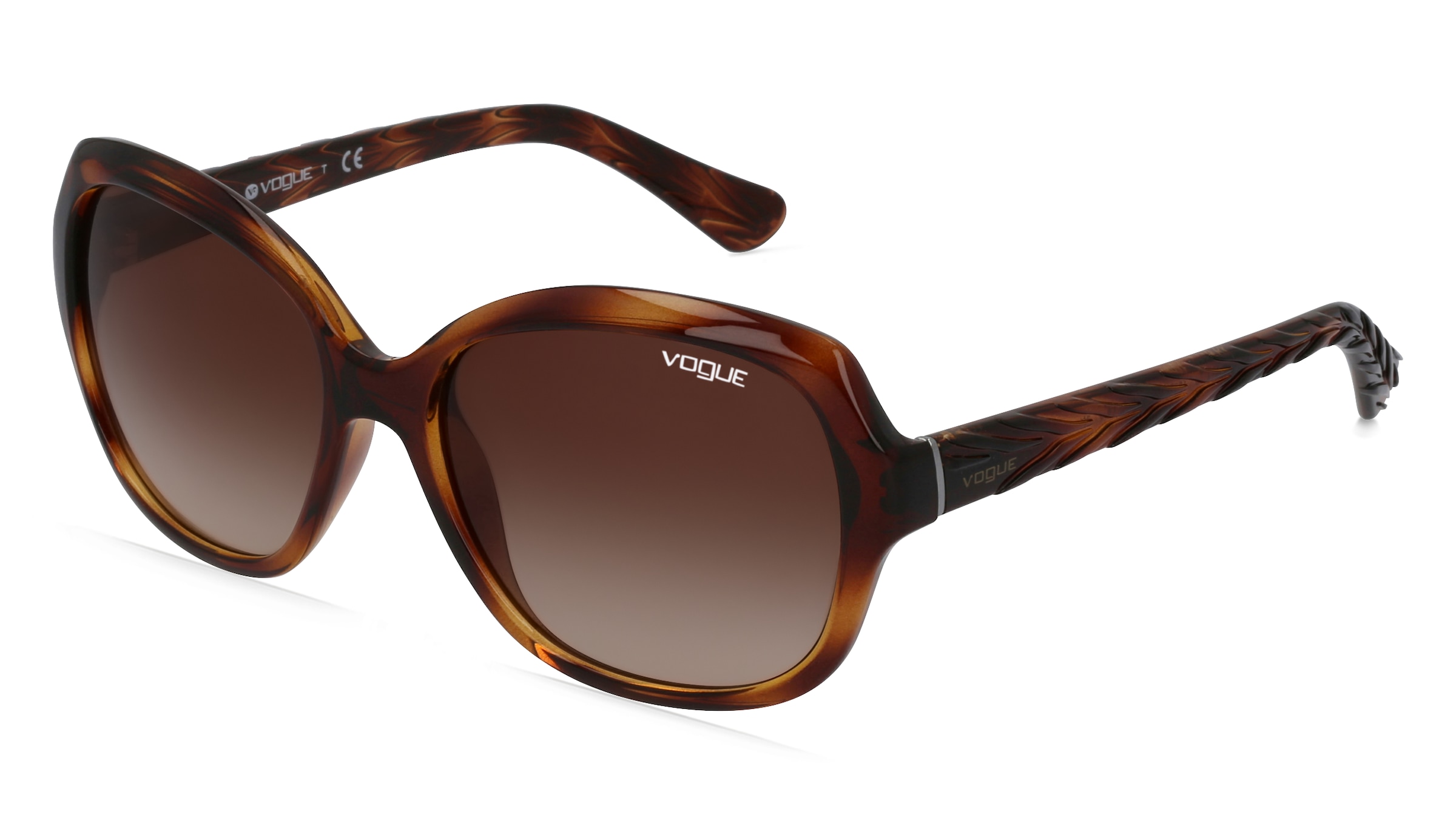 Vogue eyewear VO2871S Damen-Sonnenbrille Vollrand Quadratisch Kunststoff-Gestell, Havanna