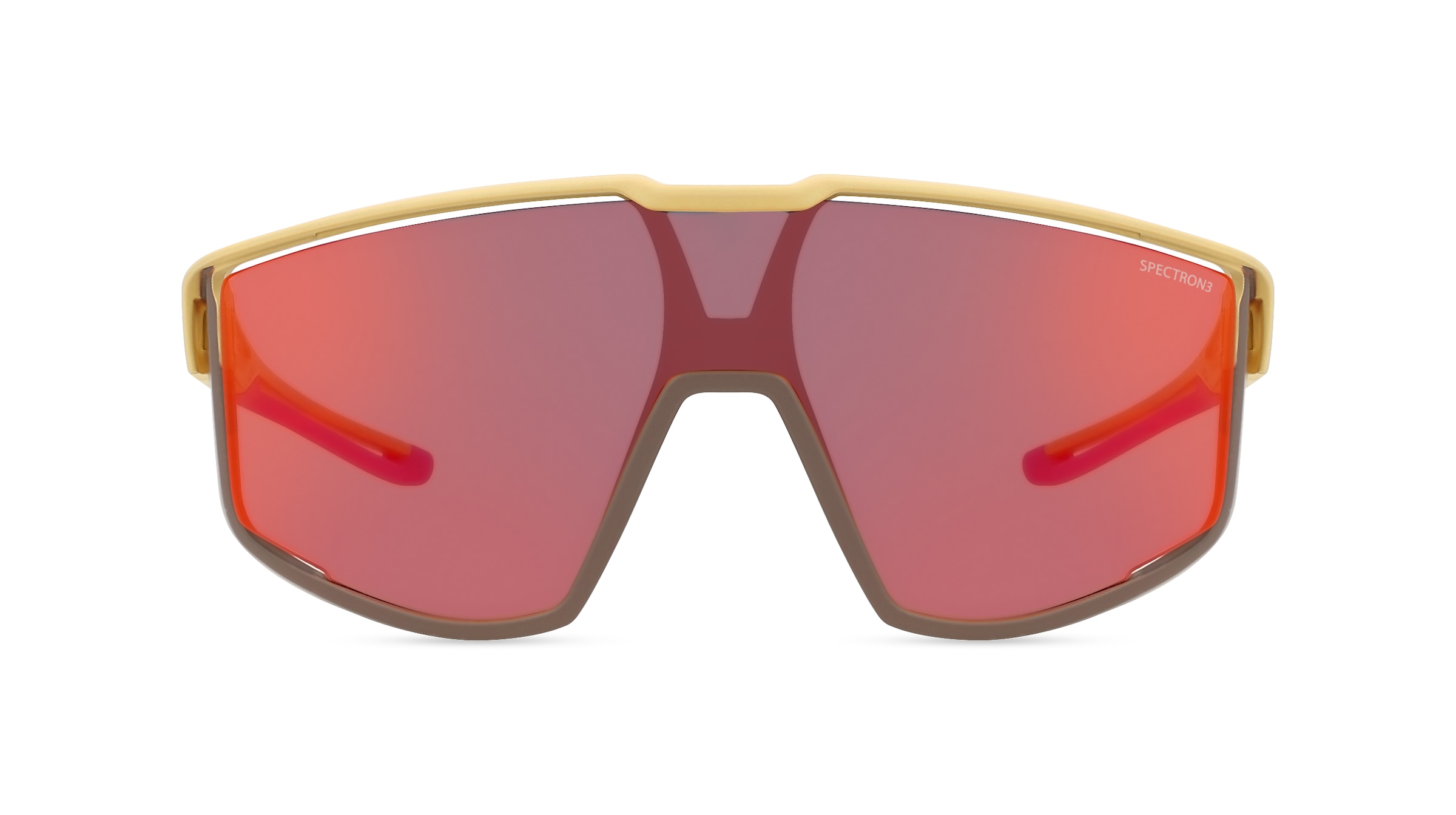 Julbo J53111 FURY Unisex-Sonnenbrille Vollrand Monoscheibe Kunststoff-Gestell, grau